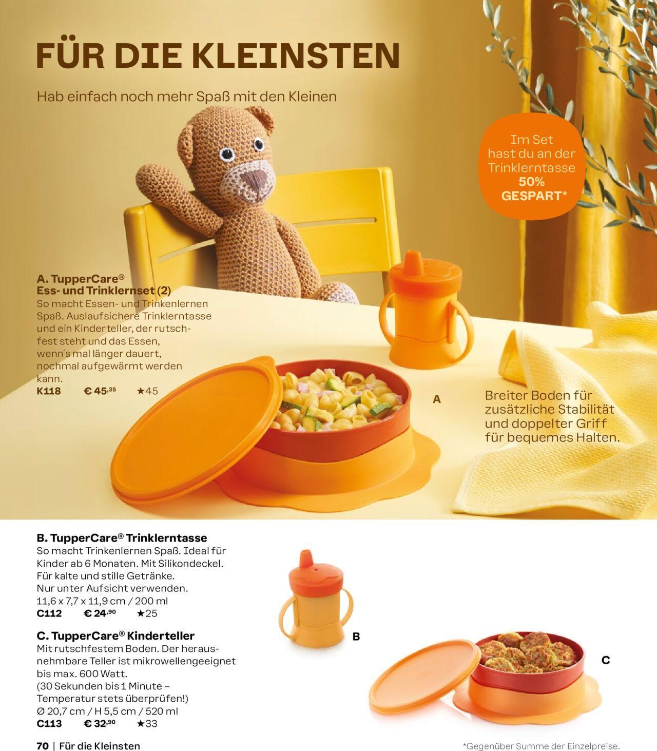 tupperware - Tupperware Angebote Herbst/Winter 2024/25 » Prospekt Online von Sonntag 01.09.2024 - page: 70