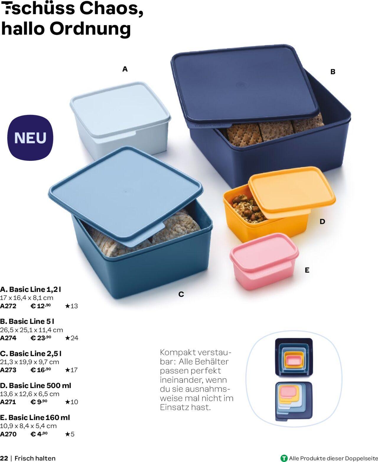 tupperware - Tupperware Angebote Herbst/Winter 2024/25 » Prospekt Online von Sonntag 01.09.2024 - page: 22