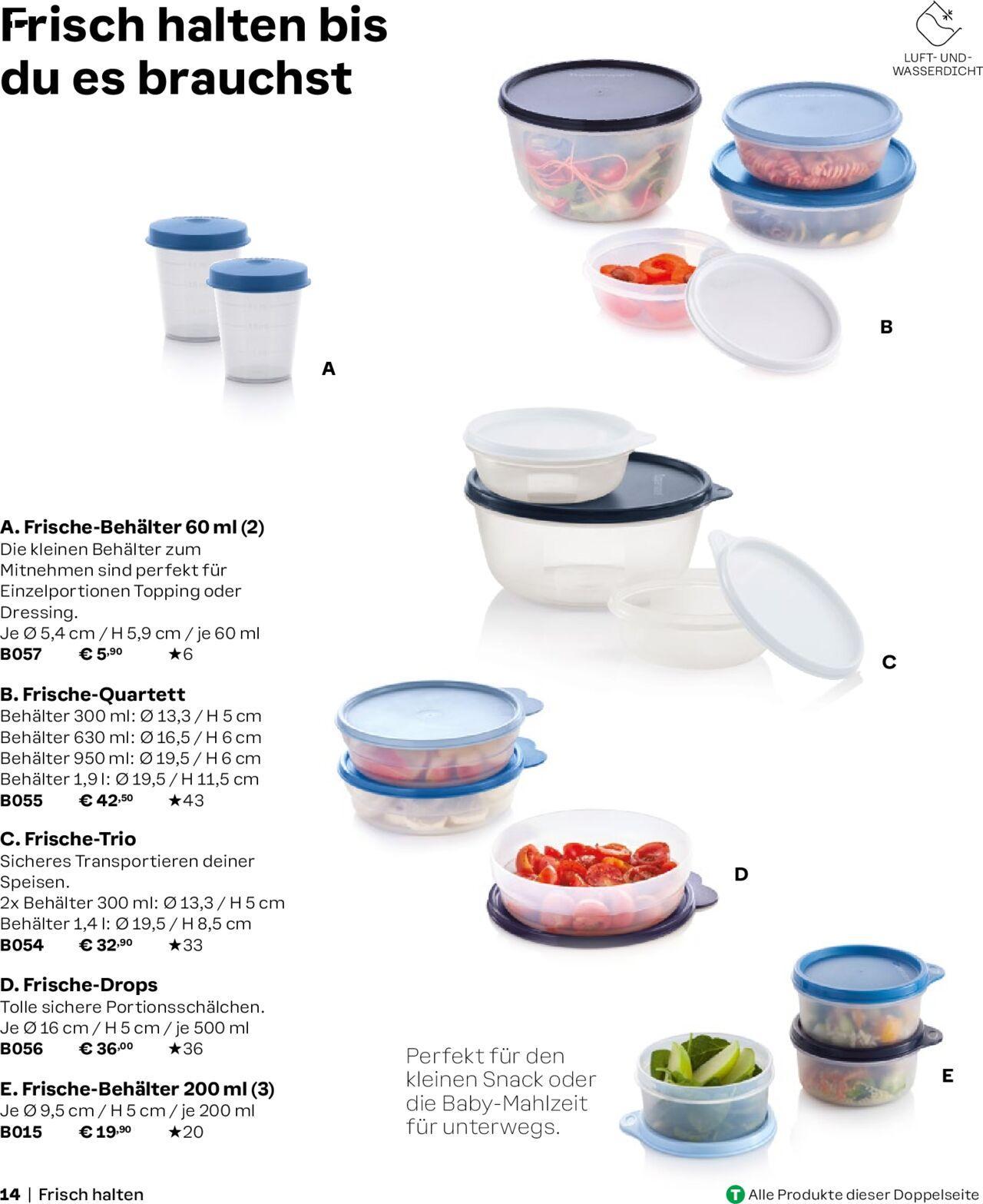 tupperware - Tupperware Angebote Herbst/Winter 2024/25 » Prospekt Online von Sonntag 01.09.2024 - page: 14