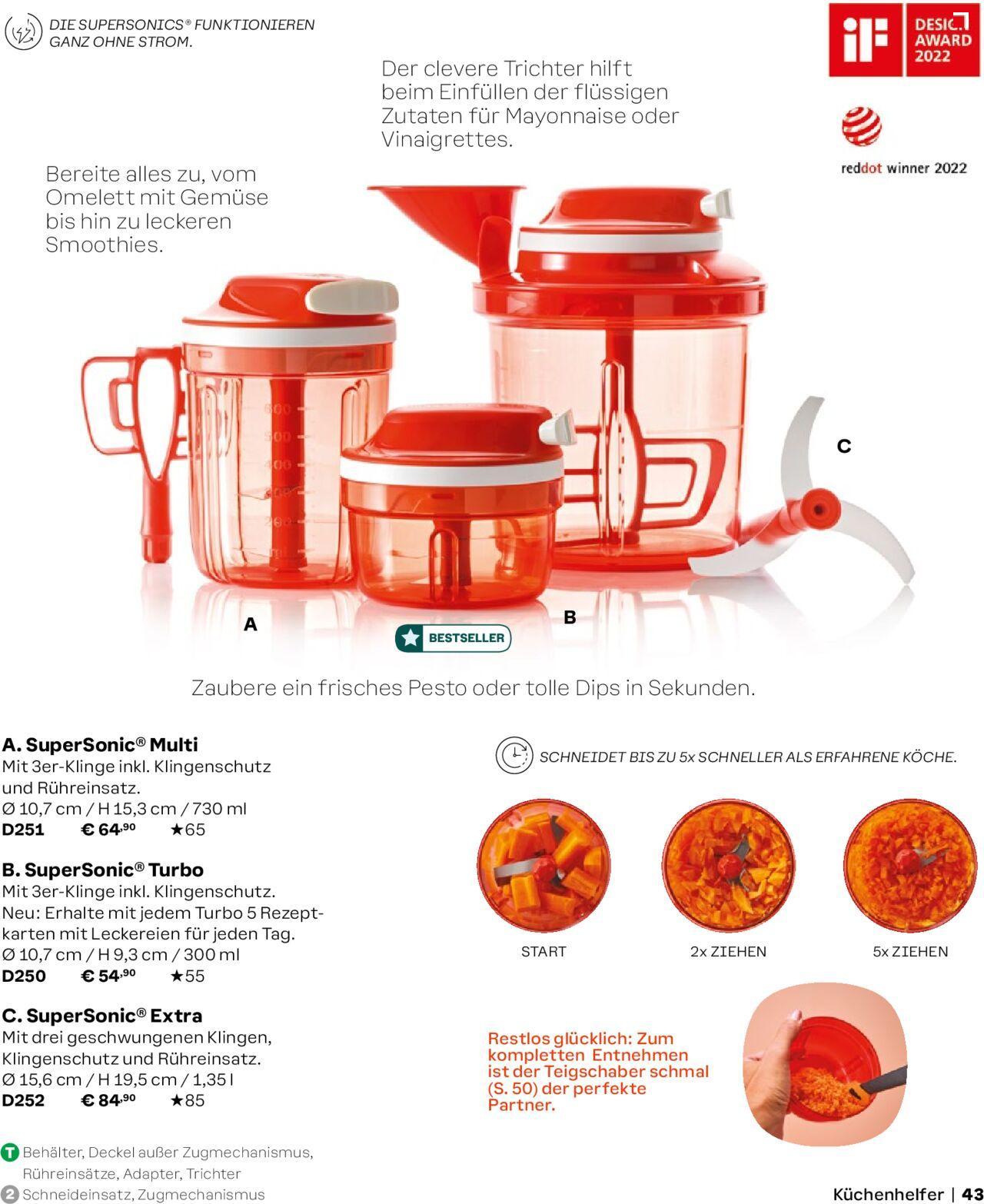 tupperware - Tupperware Angebote Herbst/Winter 2024/25 » Prospekt Online von Sonntag 01.09.2024 - page: 43