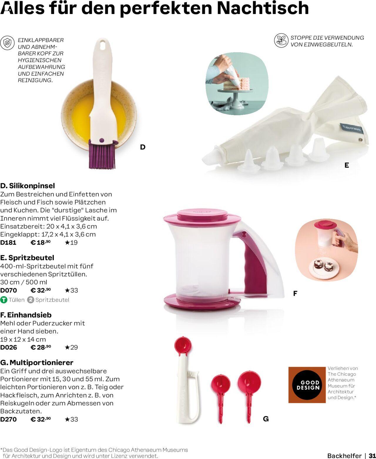 tupperware - Tupperware Angebote Herbst/Winter 2024/25 » Prospekt Online von Sonntag 01.09.2024 - page: 31