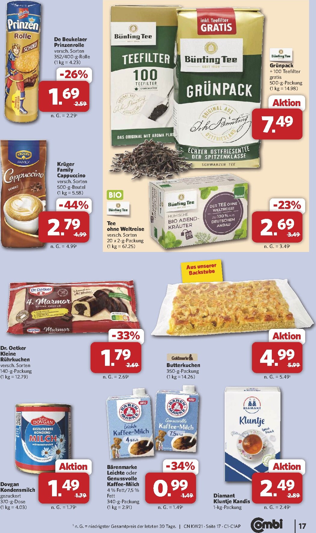 combi - Combi Prospekt nächste Woche – von Montag 18.05.2026 bis Samstag 23.05.2026 - page: 17