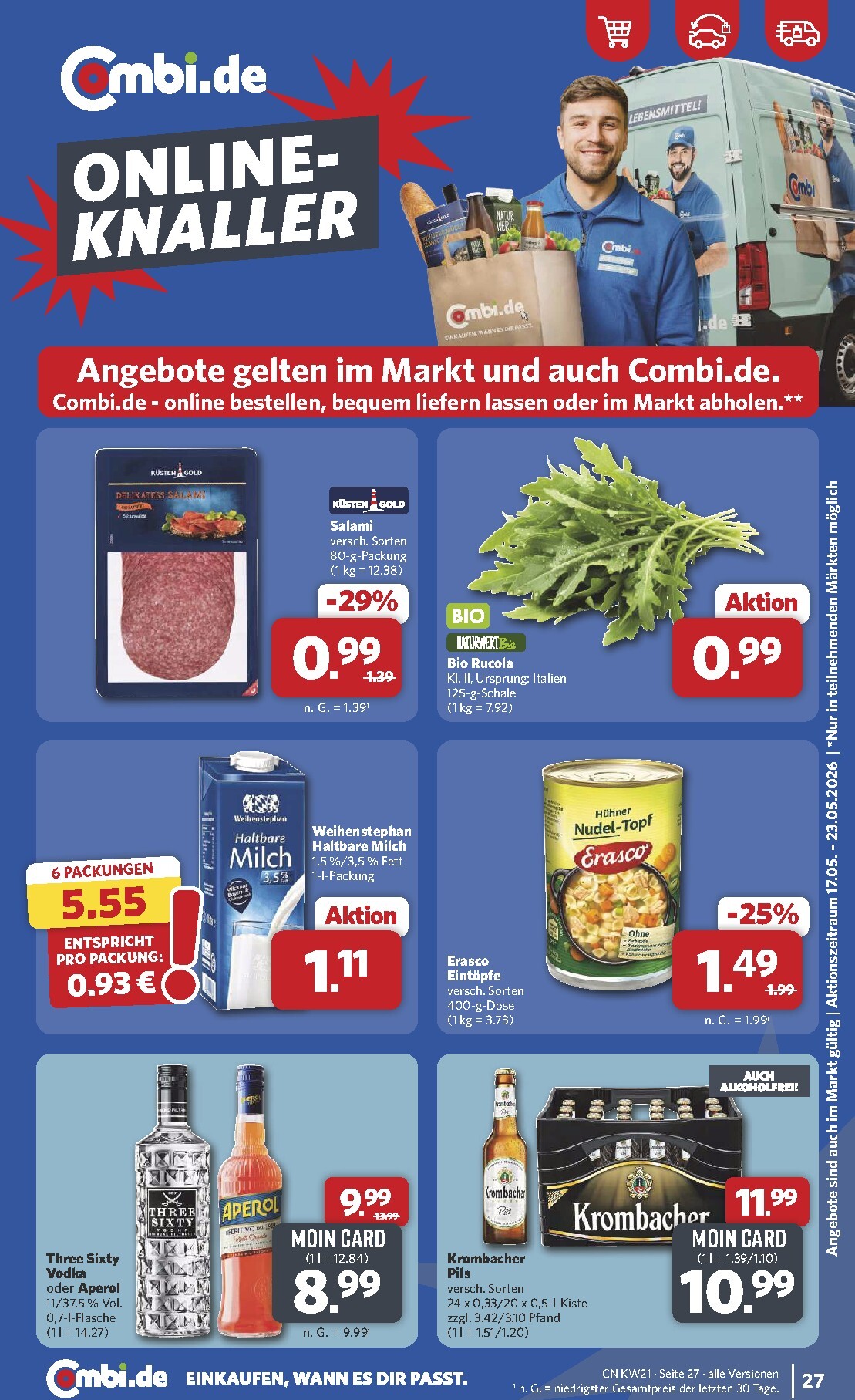 combi - Combi Prospekt nächste Woche – von Montag 18.05.2026 bis Samstag 23.05.2026 - page: 27