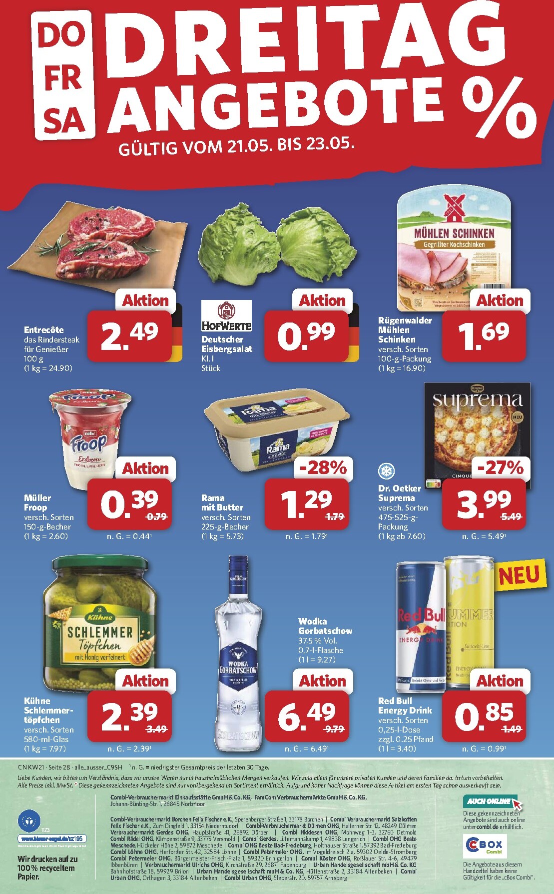 combi - Combi Prospekt nächste Woche – von Montag 18.05.2026 bis Samstag 23.05.2026 - page: 28