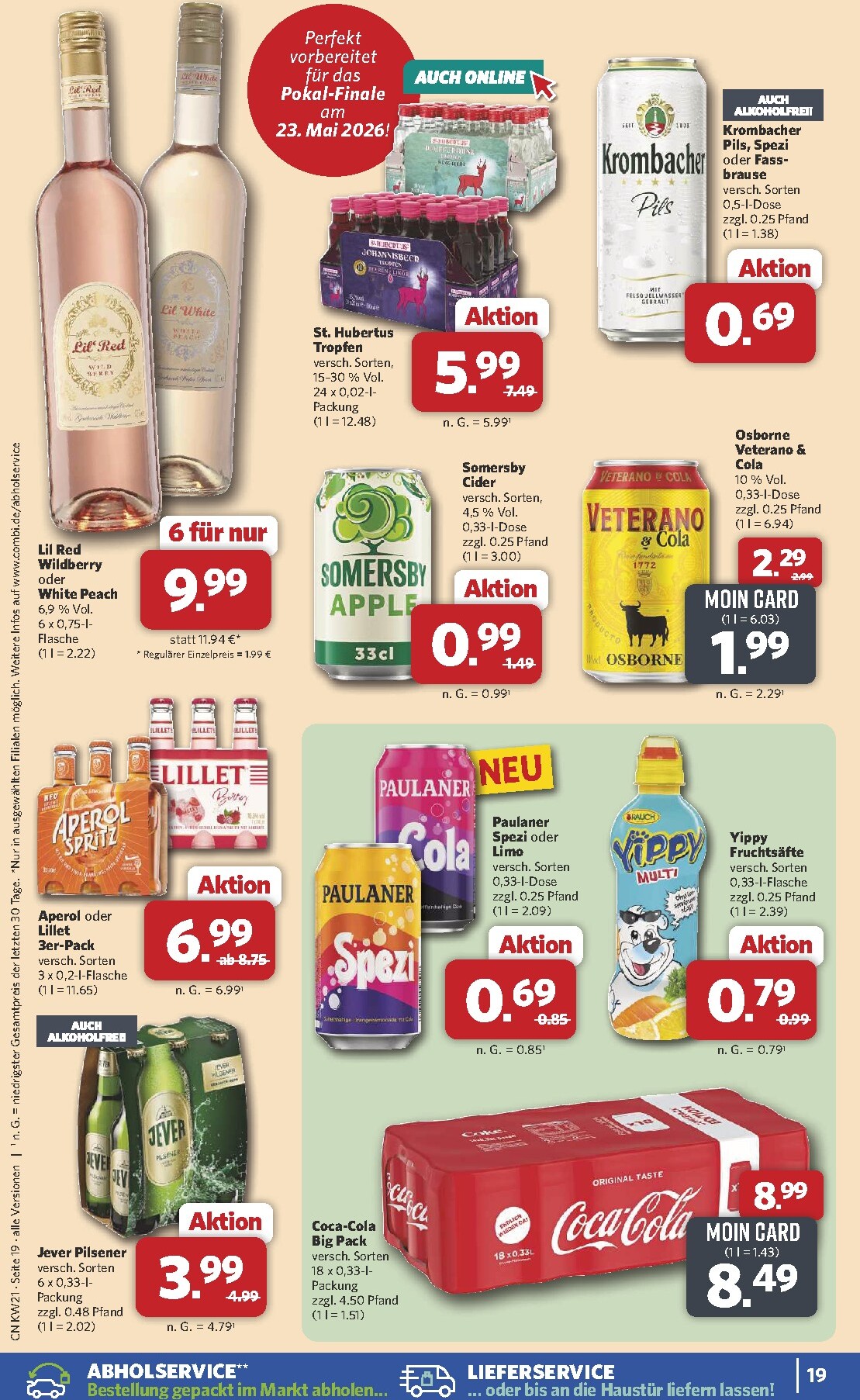 combi - Combi Prospekt nächste Woche – von Montag 18.05.2026 bis Samstag 23.05.2026 - page: 19