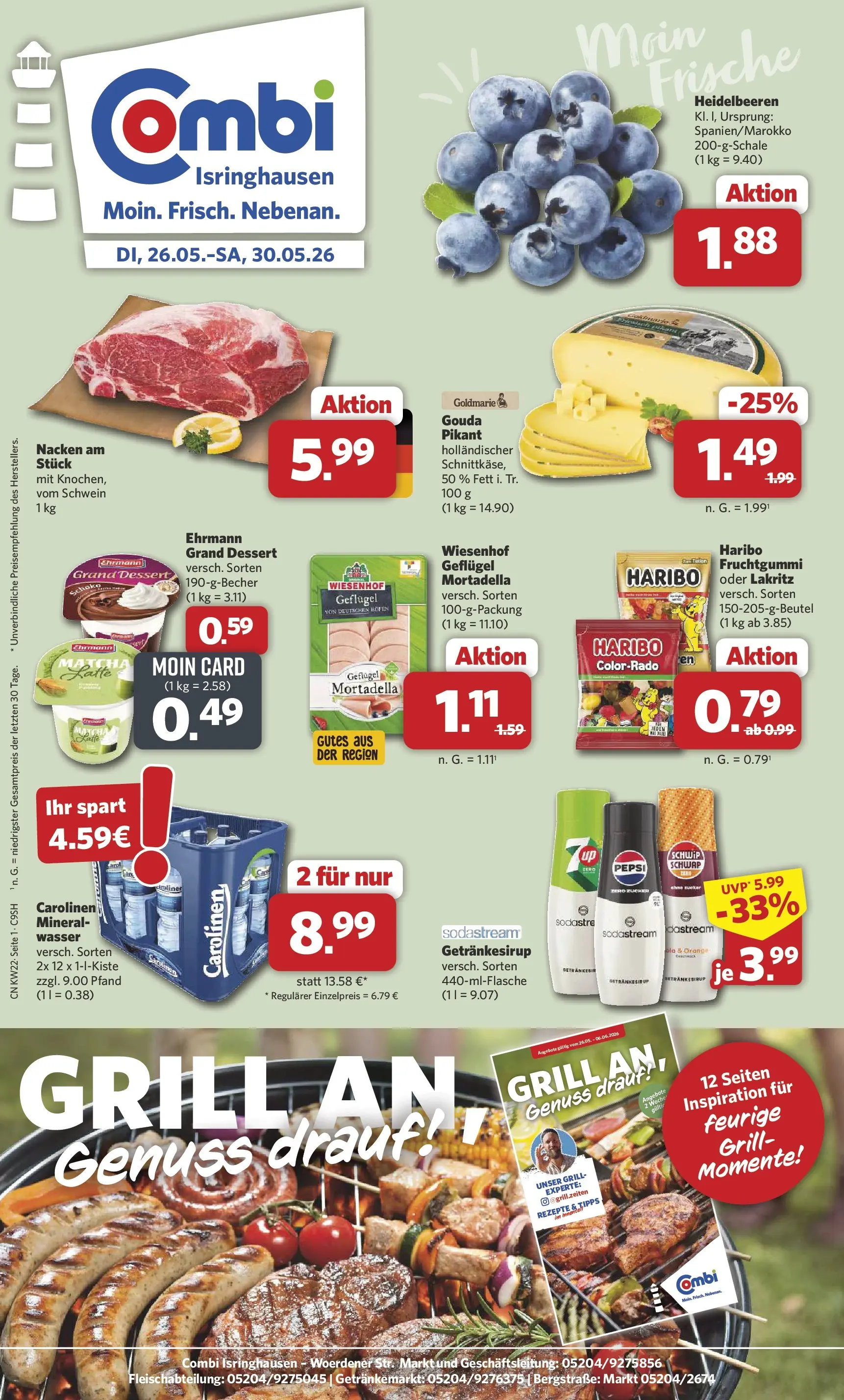 combi - Combi - Isringhausen Prospekt – von Dienstag 26.05.2026 bis Samstag 30.05.2026