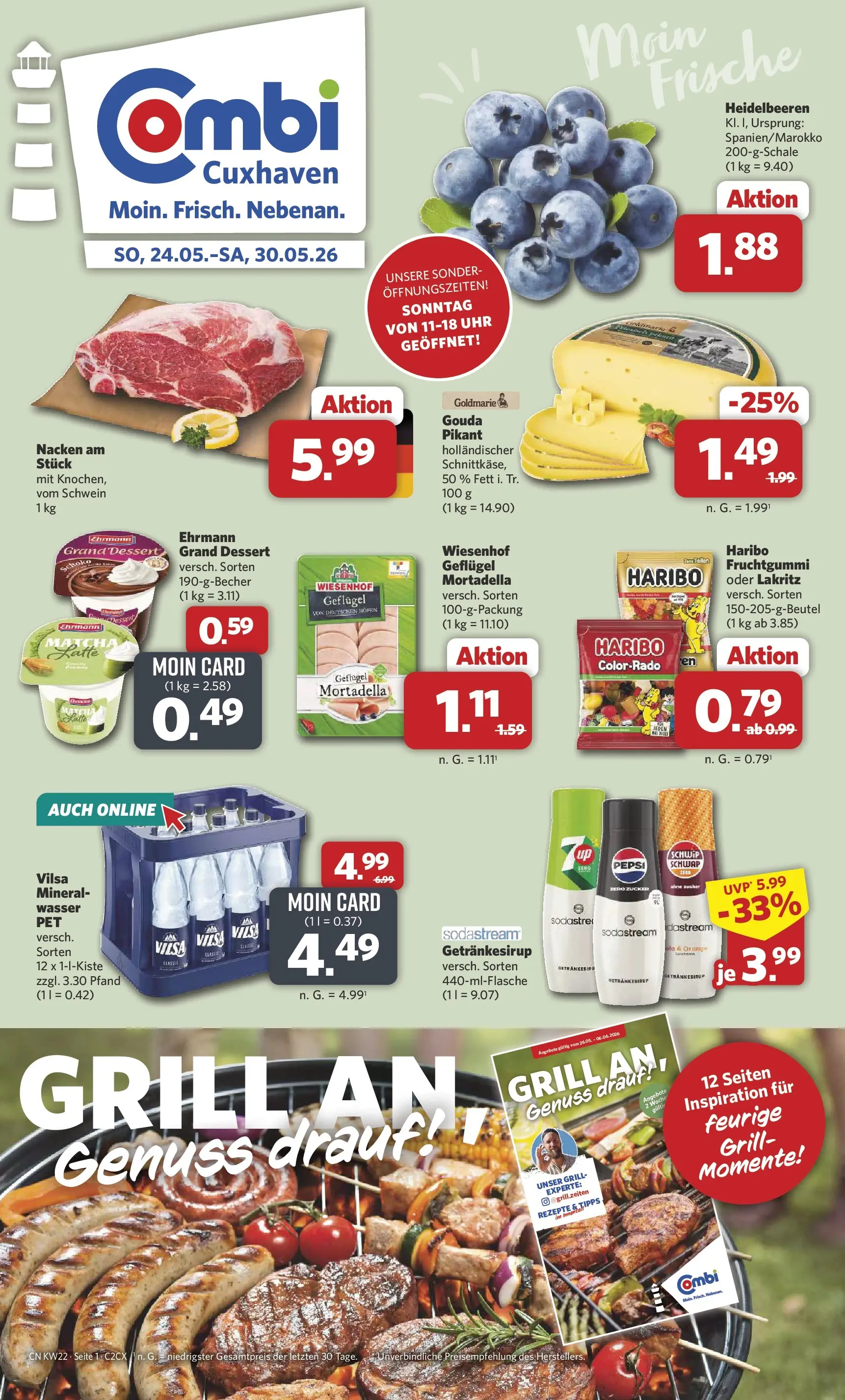 combi - Combi - Cuxhaven Prospekt – von Sonntag 24.05.2026 bis Samstag 30.05.2026