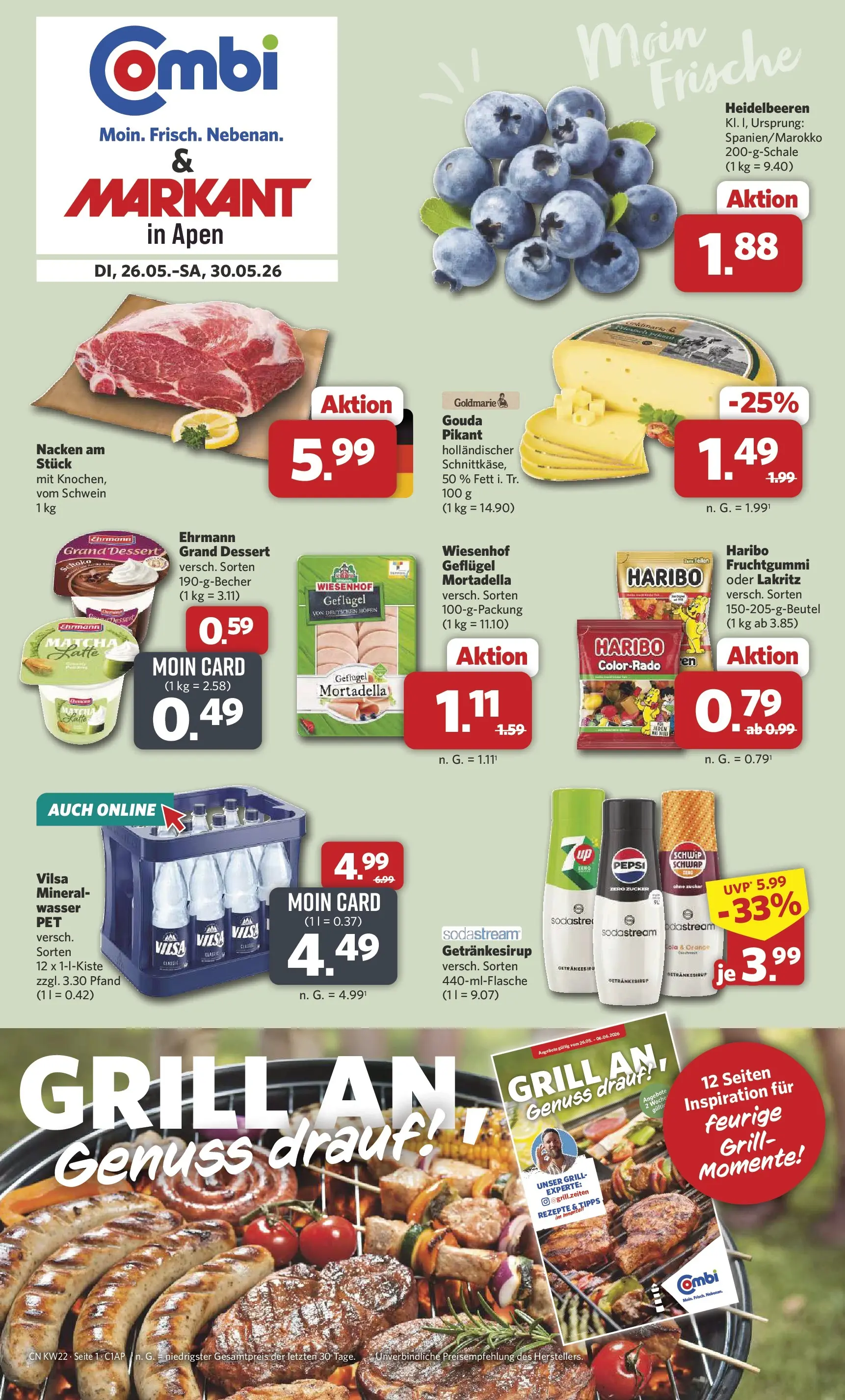 combi - Combi - Apen Prospekt – von Dienstag 26.05.2026 bis Samstag 30.05.2026