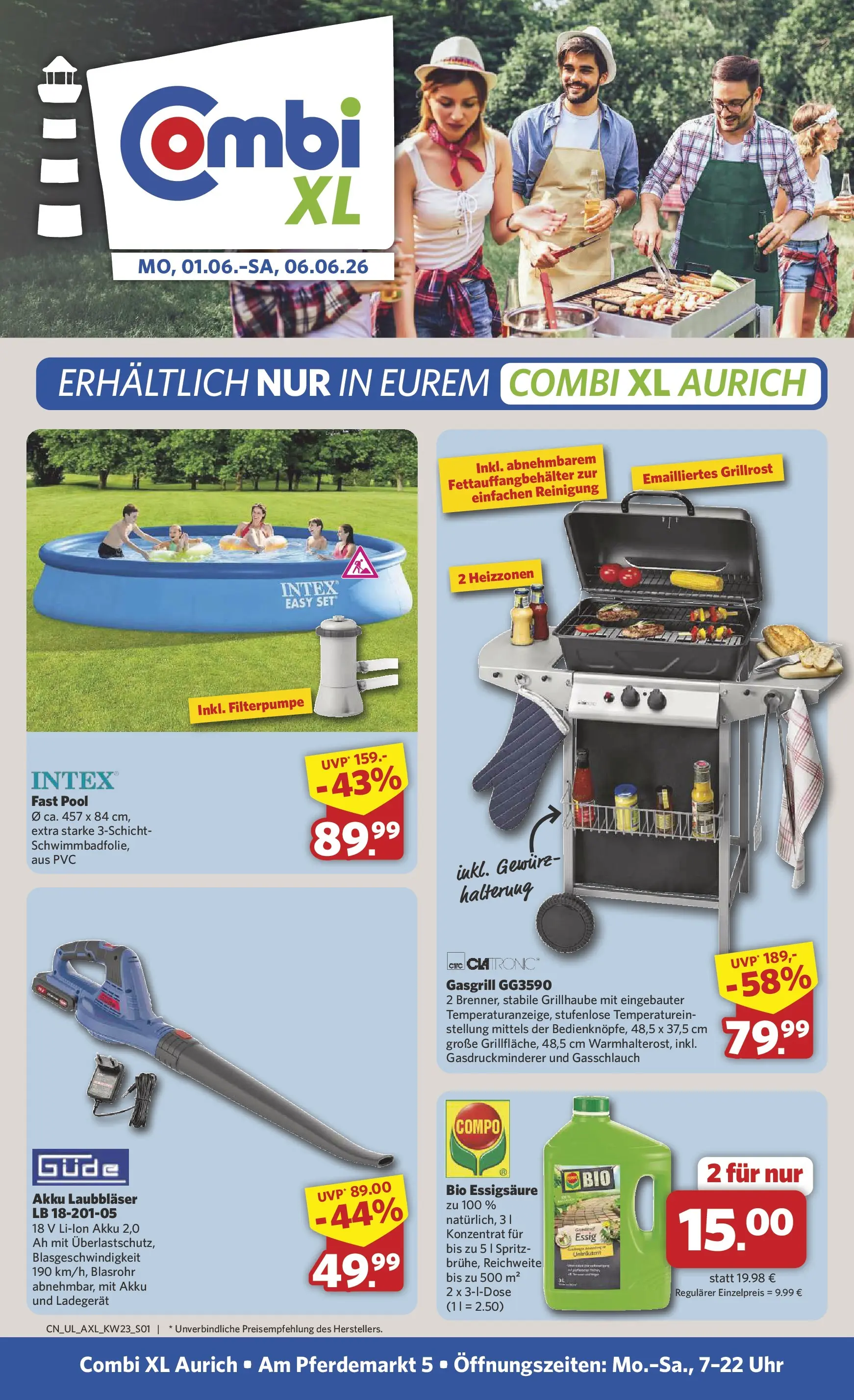 combi - Combi - XL Prospekt – von Montag 01.06.2026 bis Samstag 06.06.2026