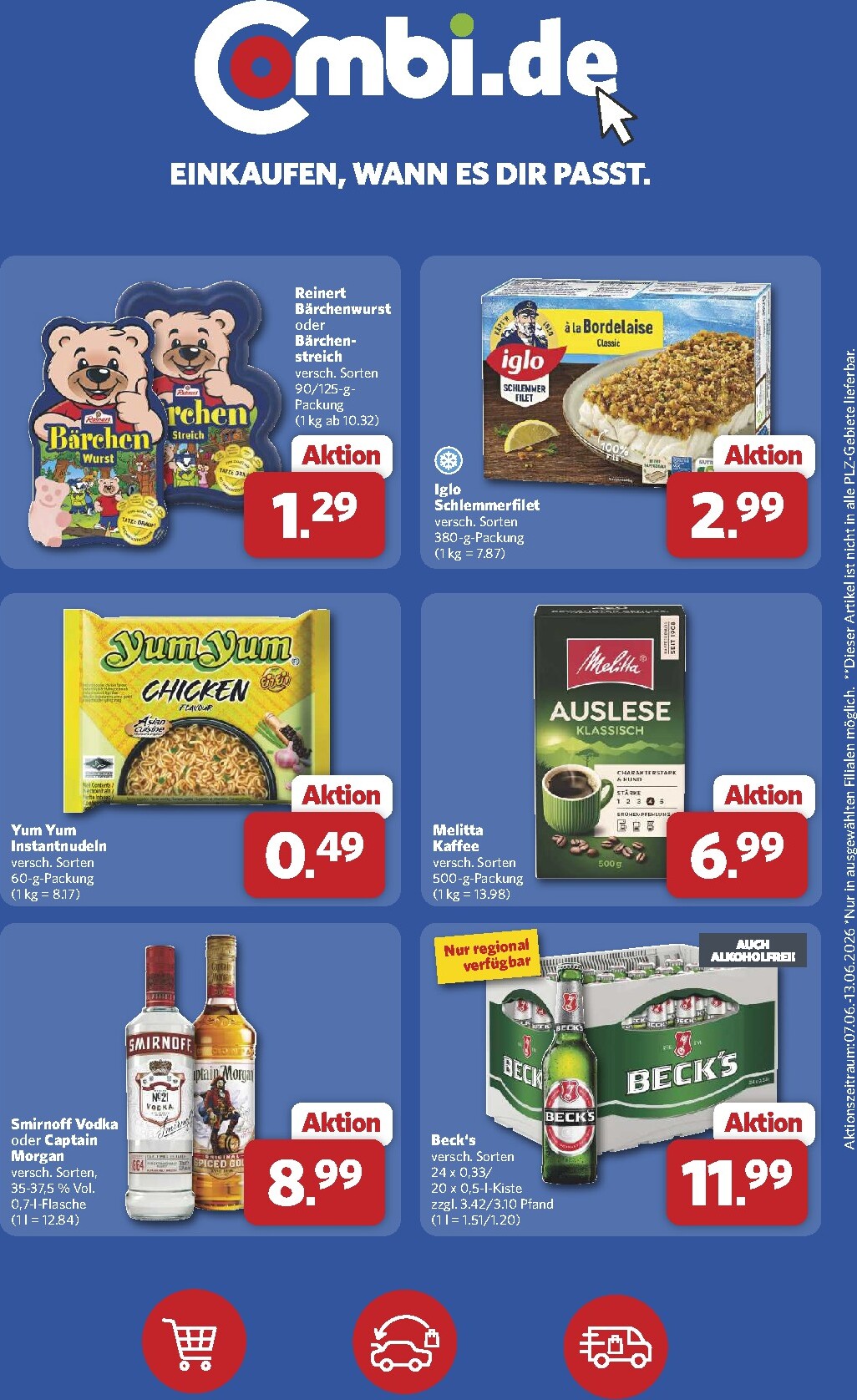 combi - Combi - Wochen Knaller Prospekt nächste Woche – von Sonntag 07.06.2026 bis Samstag 13.06.2026 - page: 2