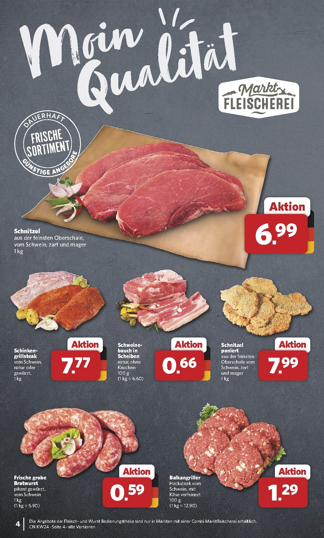 combi - Combi - Prospekt Markt - Angebote Prospekt nächste Woche – von Montag 08.06.2026 bis Samstag 13.06.2026 - page: 4