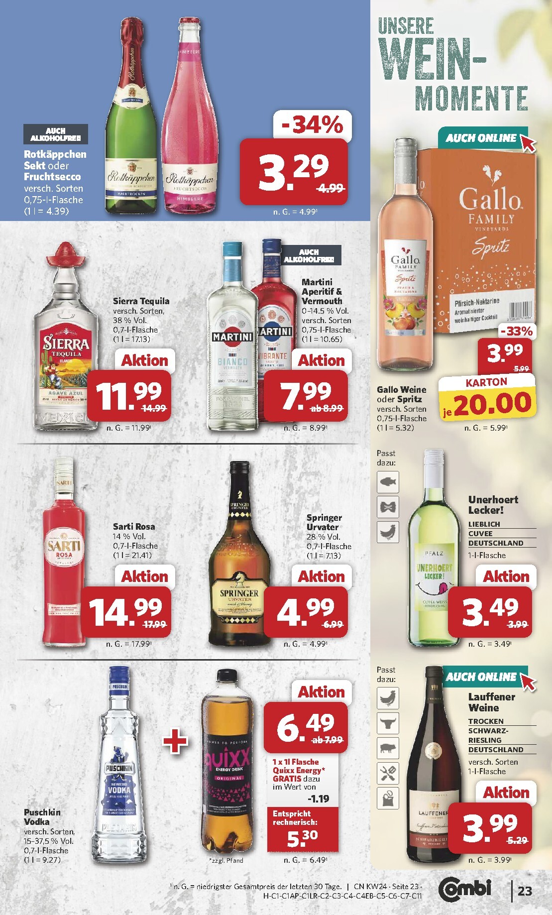 combi - Combi - Prospekt Markt - Angebote Prospekt nächste Woche – von Montag 08.06.2026 bis Samstag 13.06.2026 - page: 25