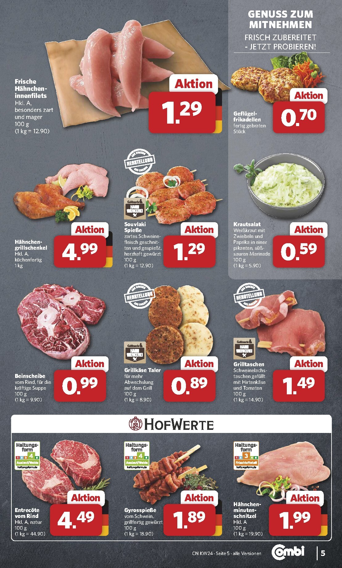 combi - Combi - Prospekt Markt - Angebote Prospekt nächste Woche – von Montag 08.06.2026 bis Samstag 13.06.2026 - page: 5