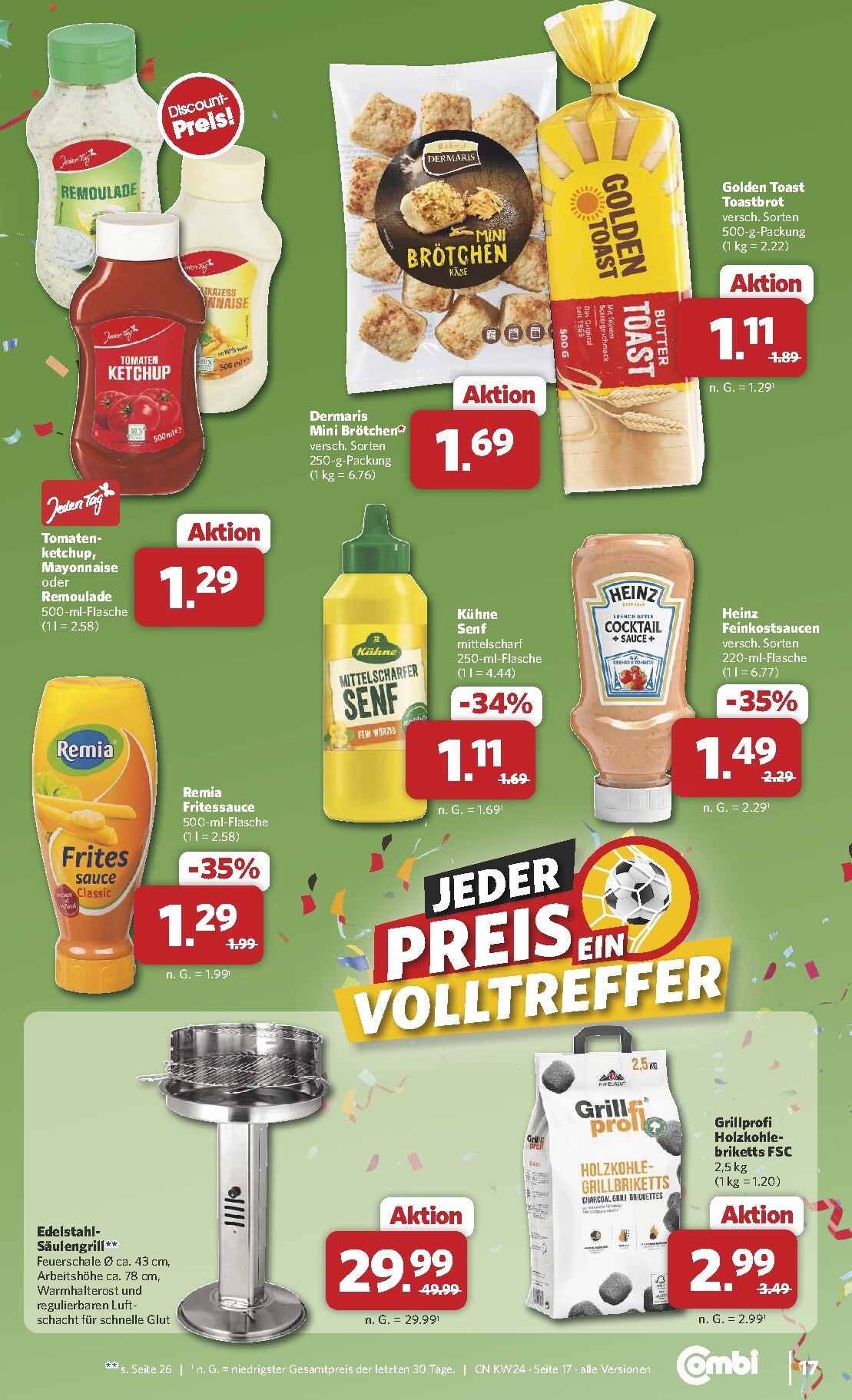 combi - Combi - Prospekt Markt - Angebote Prospekt nächste Woche – von Montag 08.06.2026 bis Samstag 13.06.2026 - page: 17