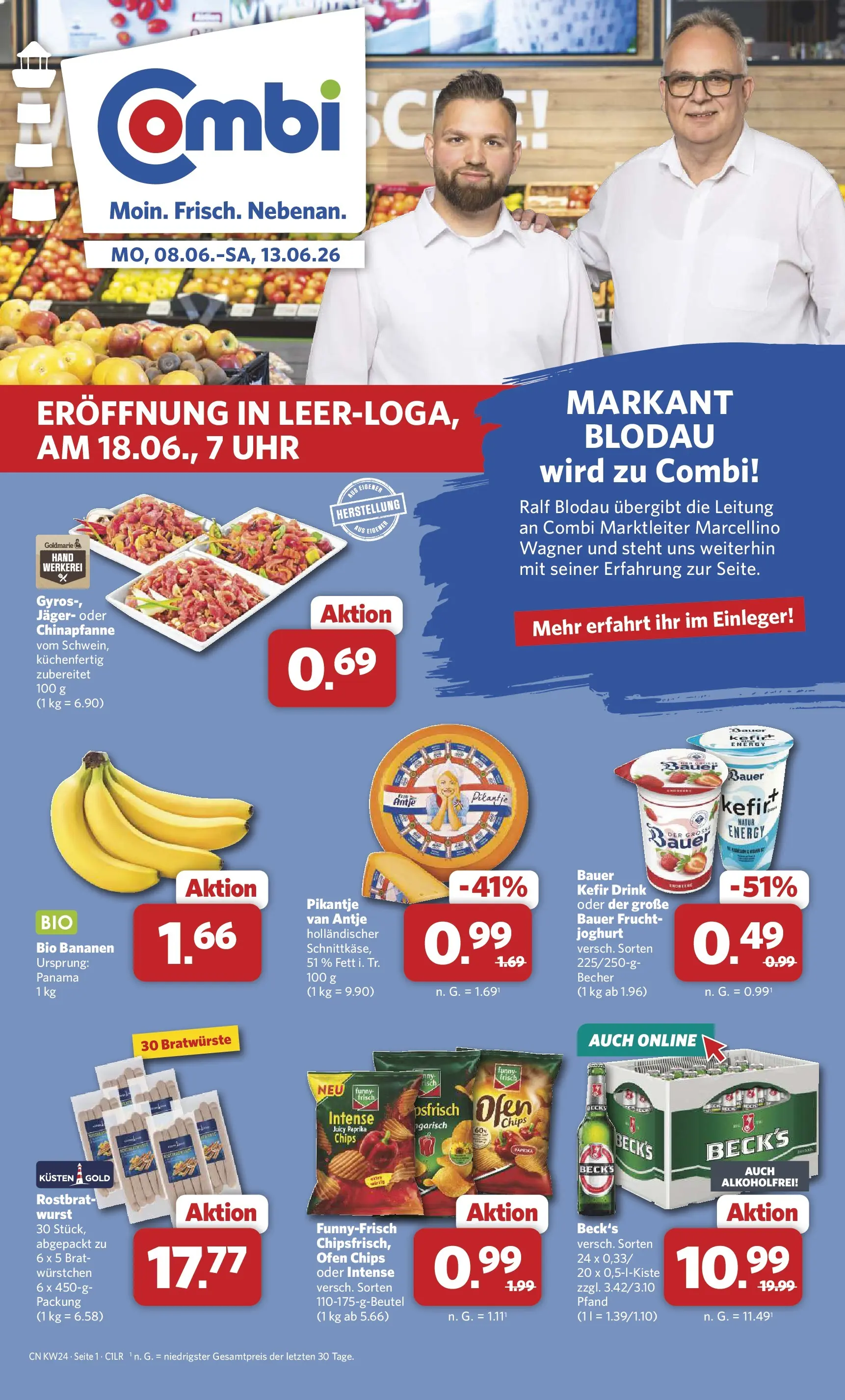 combi - Combi - Wochenangebote Prospekt – von Montag 08.06.2026 bis Samstag 13.06.2026