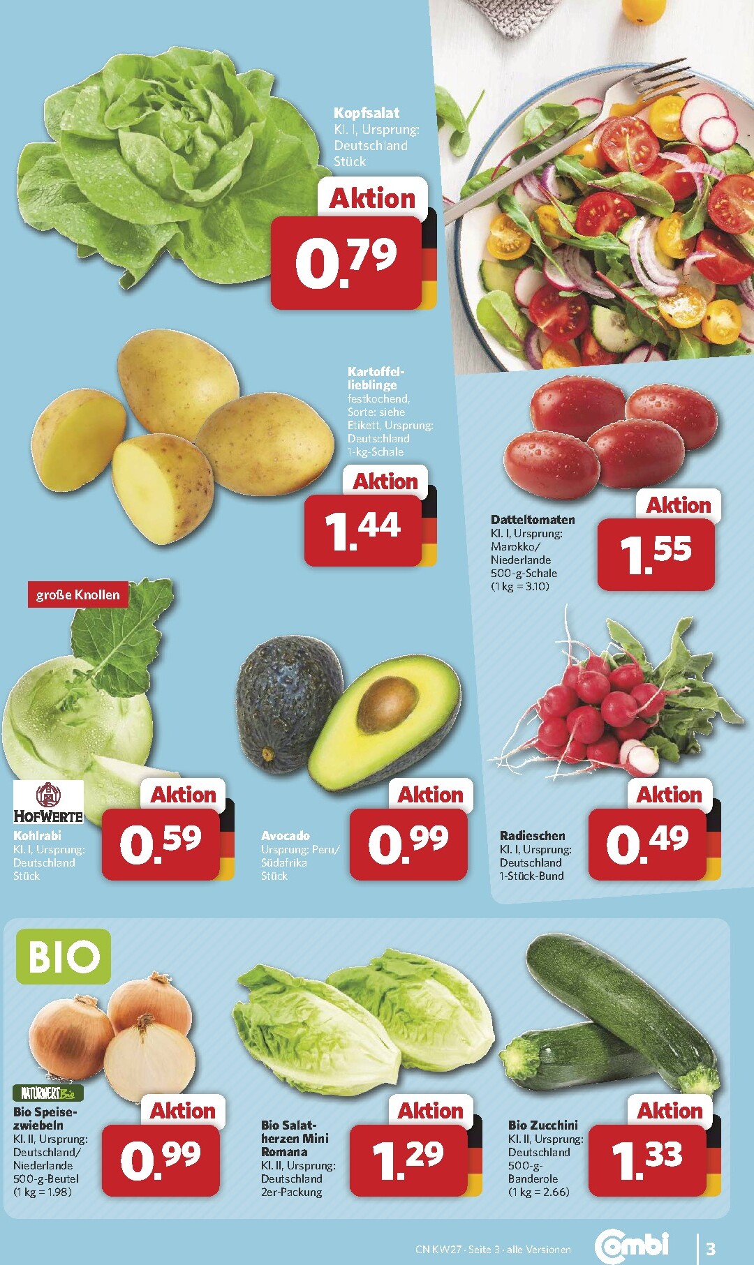 combi - Combi Prospekt nächste Woche – von Montag 29.06.2026 bis Samstag 04.07.2026 - page: 3