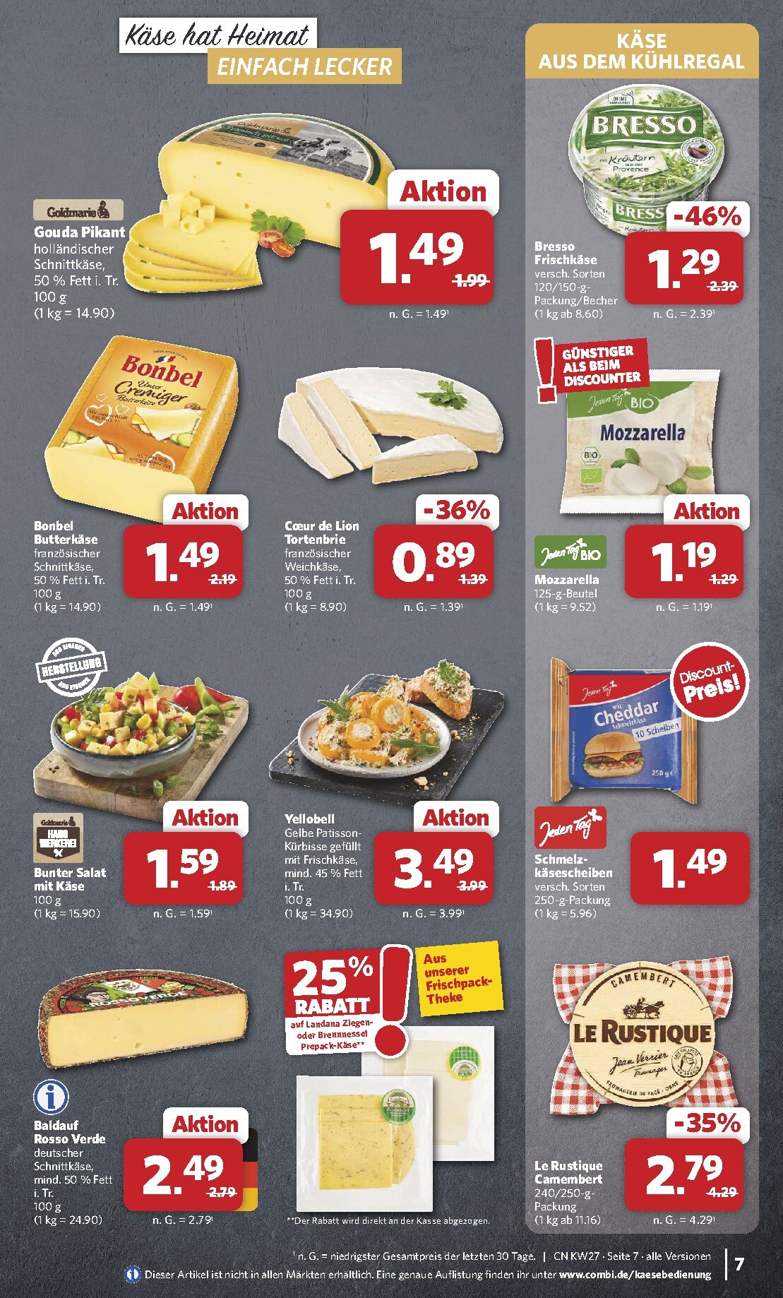 combi - Combi Prospekt nächste Woche – von Montag 29.06.2026 bis Samstag 04.07.2026 - page: 7