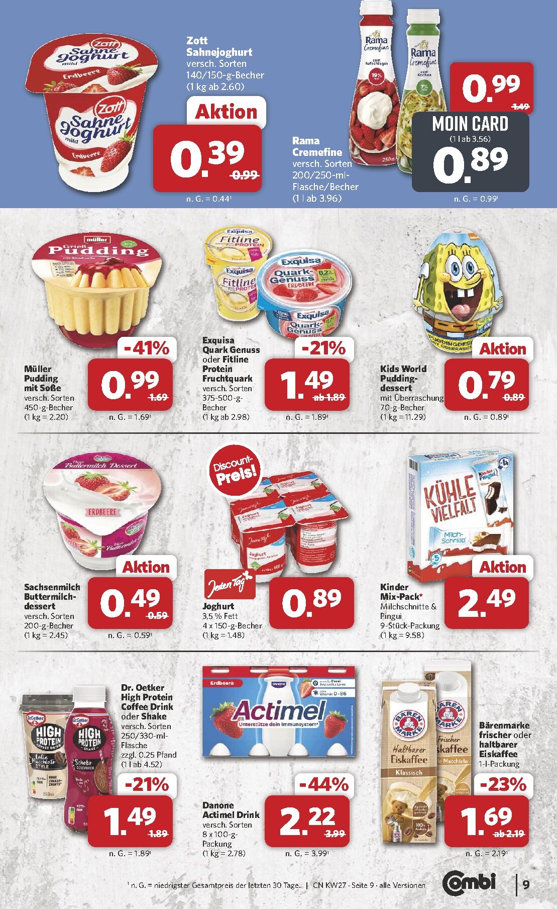 combi - Combi Prospekt nächste Woche – von Montag 29.06.2026 bis Samstag 04.07.2026 - page: 9