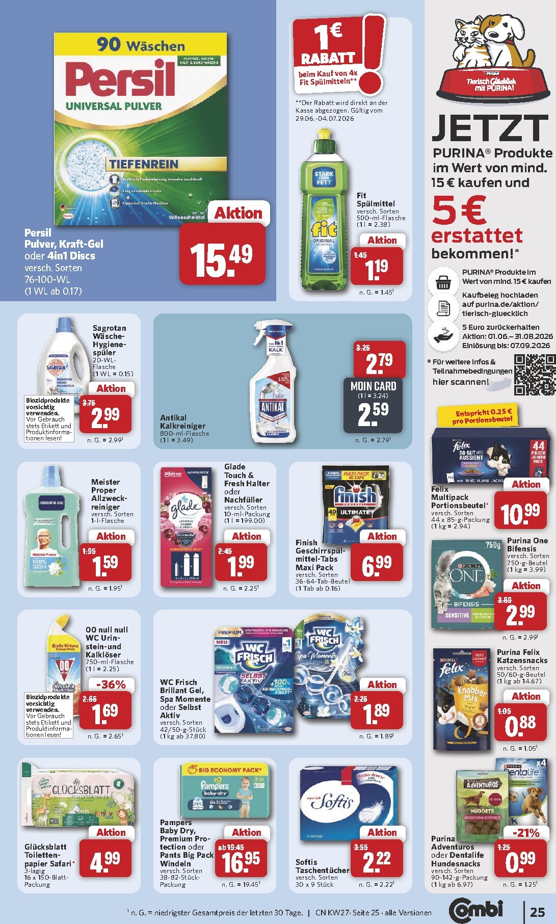 combi - Combi Prospekt nächste Woche – von Montag 29.06.2026 bis Samstag 04.07.2026 - page: 25