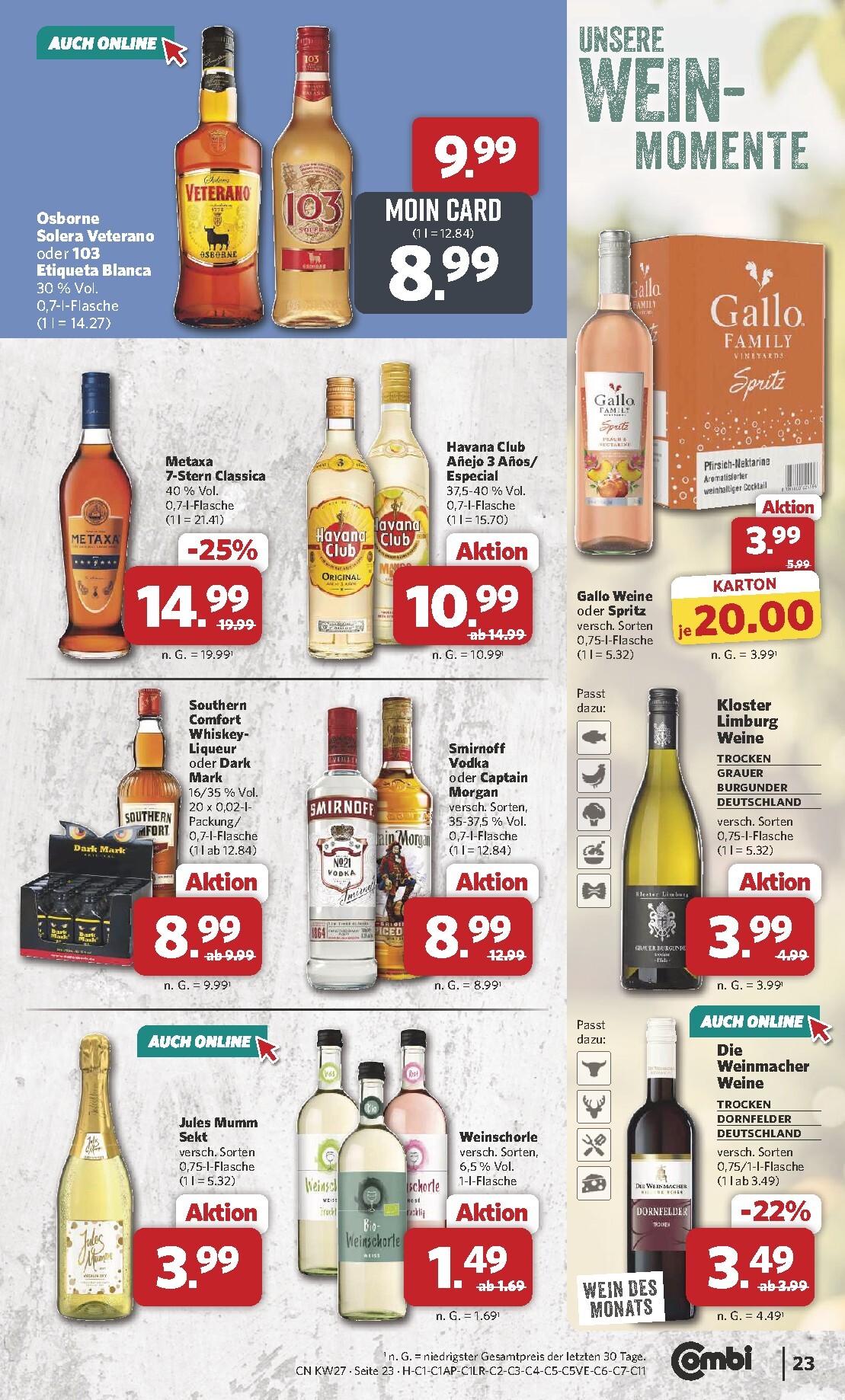 combi - Combi Prospekt nächste Woche – von Montag 29.06.2026 bis Samstag 04.07.2026 - page: 23