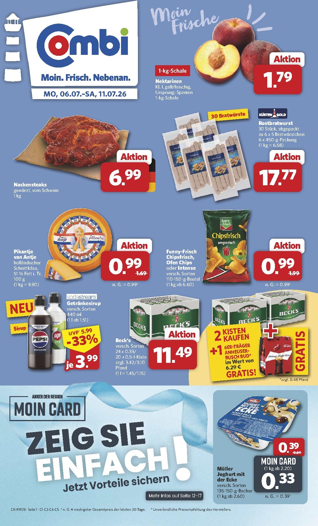 combi - Combi Prospekt nächste Woche – von Montag 06.07.2026 bis Samstag 11.07.2026