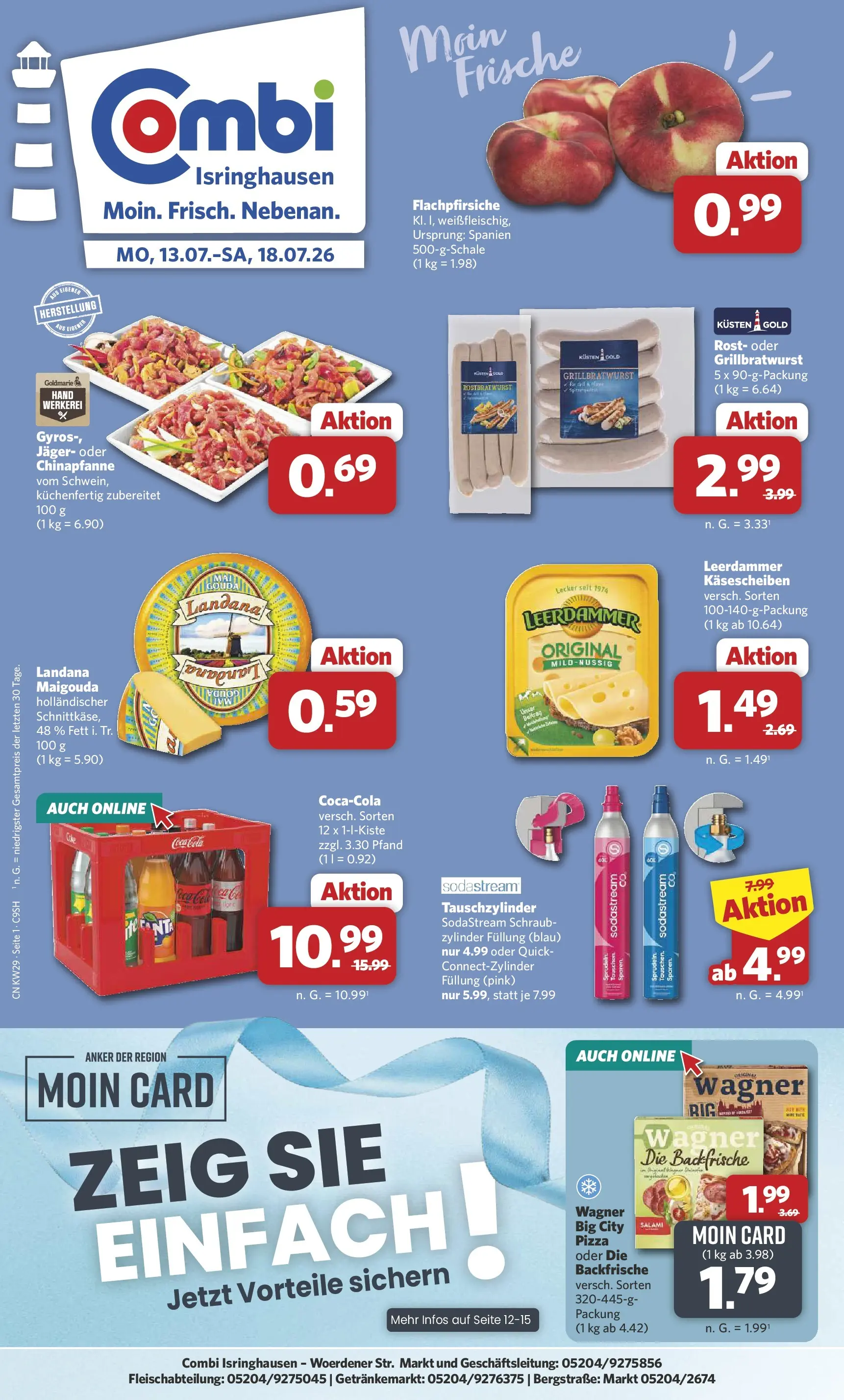 combi - Combi - Isringhausen Prospekt – von Montag 13.07.2026 bis Samstag 18.07.2026