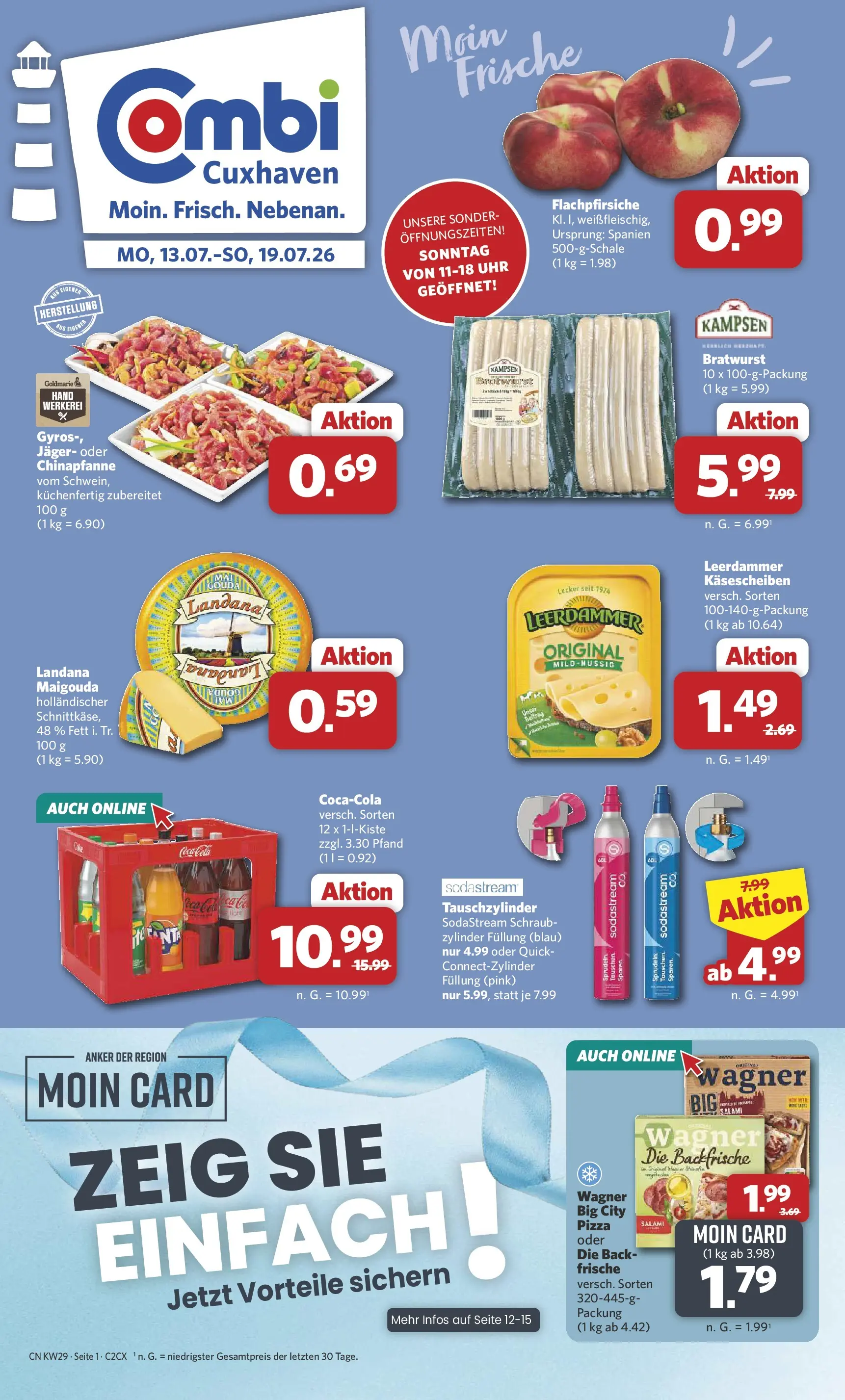 combi - Combi - Cuxhaven Prospekt – von Montag 13.07.2026 bis Sonntag 19.07.2026