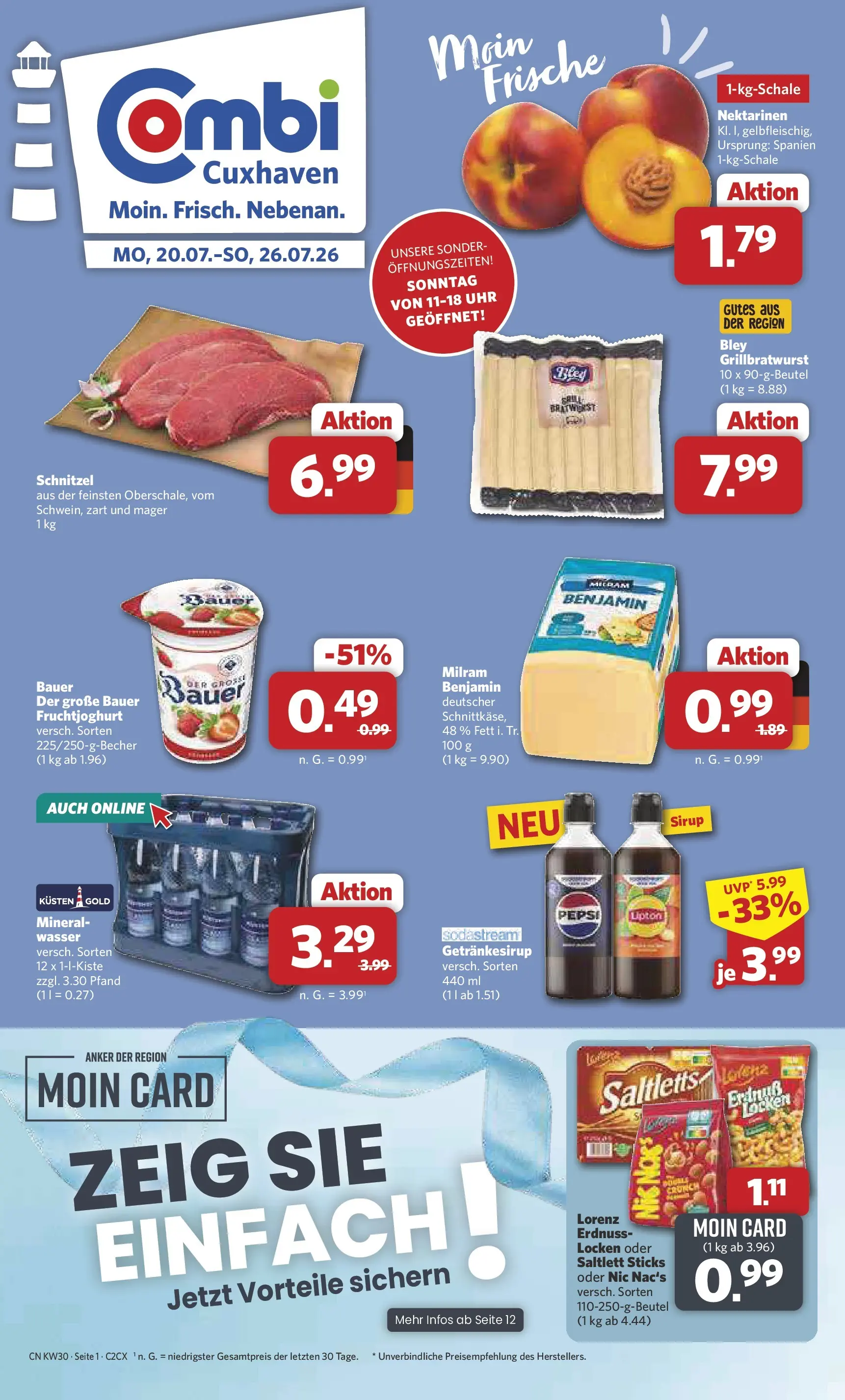 combi - Combi - Unsere Combi Wochenangebote Prospekt – von Montag 20.07.2026 bis Sonntag 26.07.2026