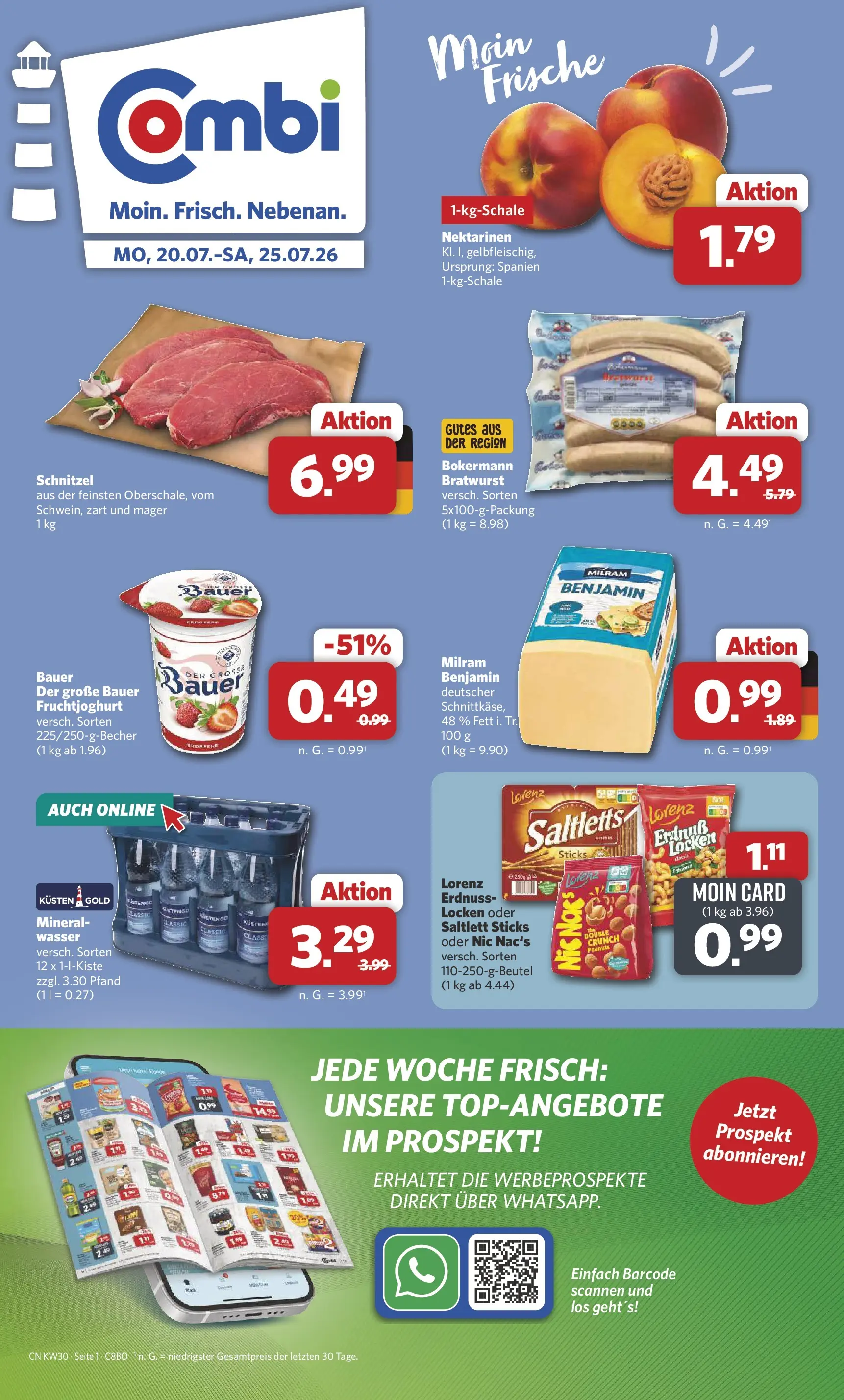 combi - Combi - Apen Prospekt – von Montag 20.07.2026 bis Samstag 25.07.2026