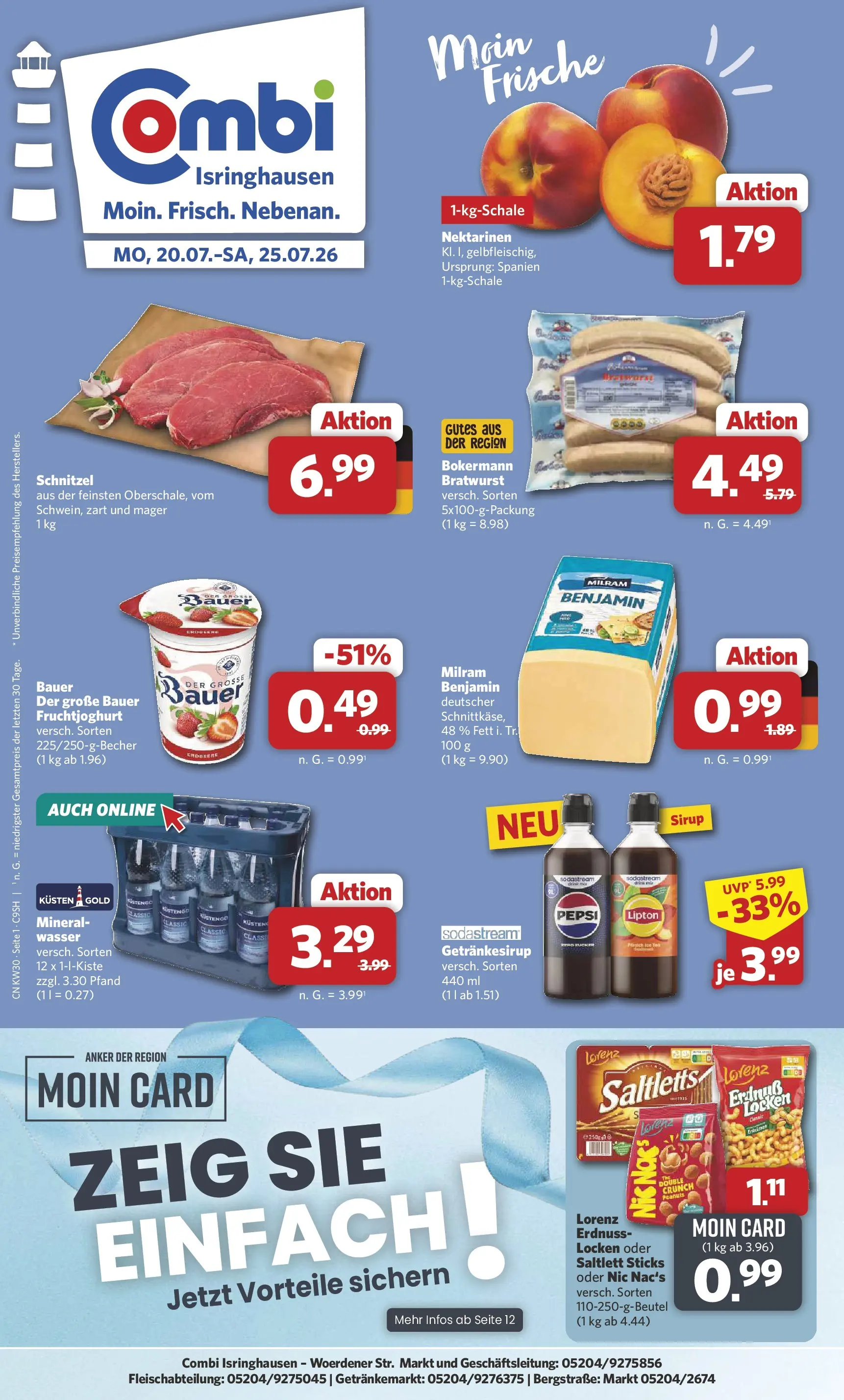 combi - Combi - Isringhausen Prospekt – von Montag 20.07.2026 bis Samstag 25.07.2026