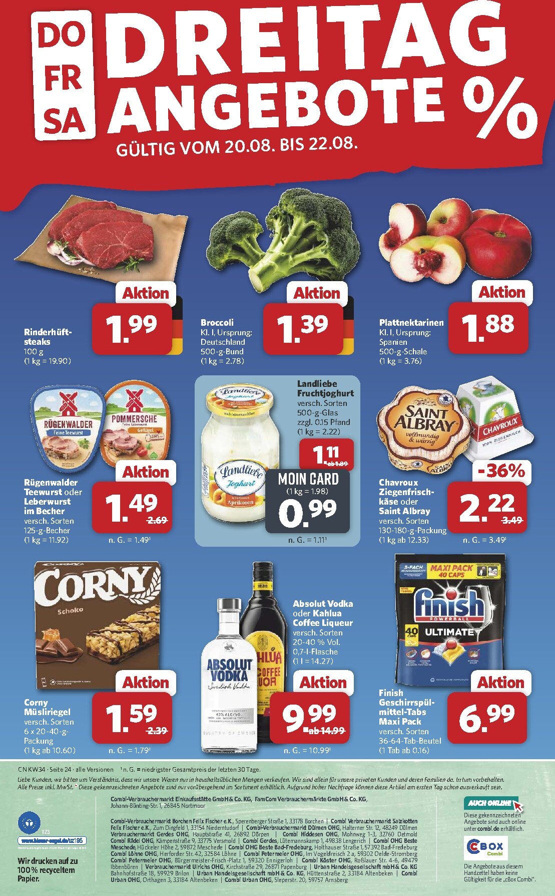 combi - Combi Prospekt nächste Woche – von Montag 17.08.2026 bis Samstag 22.08.2026 - page: 26