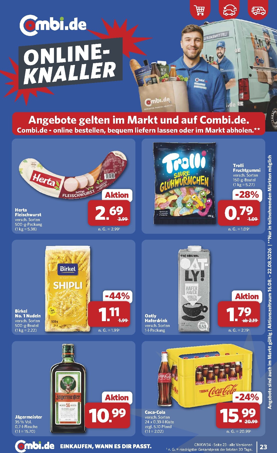 combi - Combi Prospekt nächste Woche – von Montag 17.08.2026 bis Samstag 22.08.2026 - page: 25