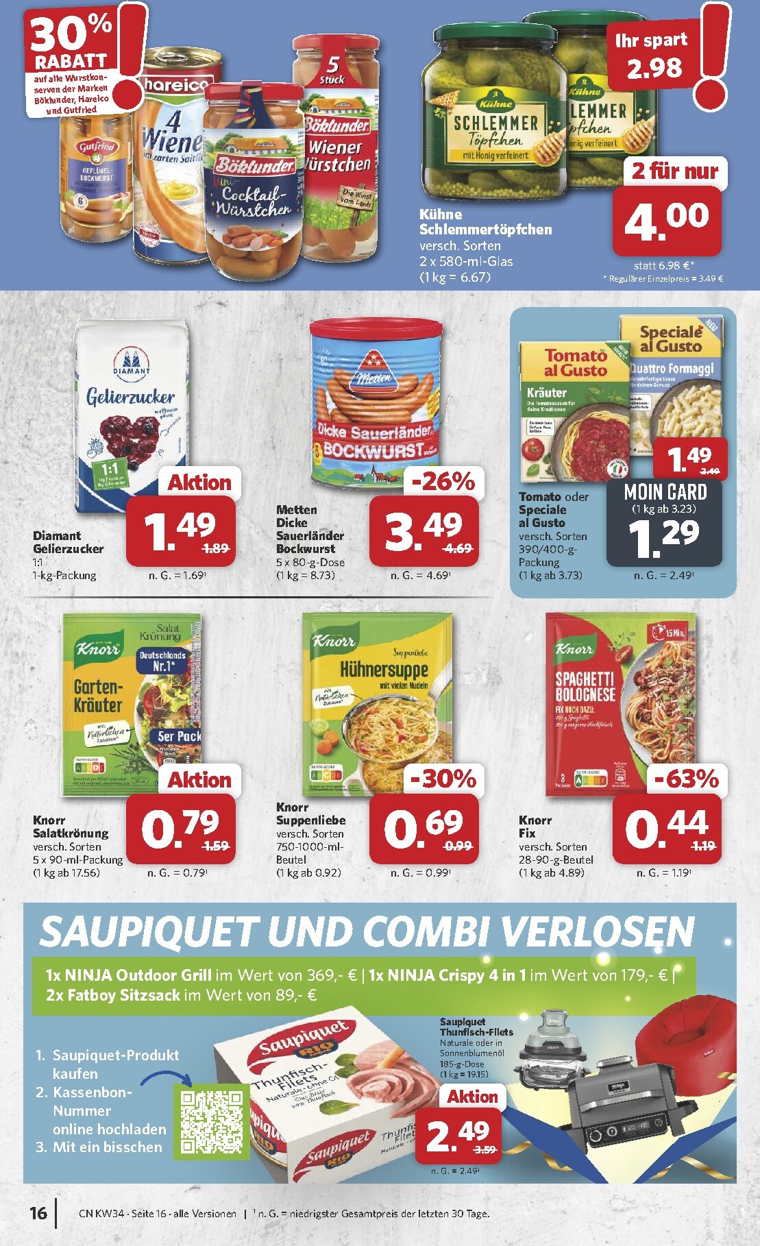 combi - Combi Prospekt nächste Woche – von Montag 17.08.2026 bis Samstag 22.08.2026 - page: 16