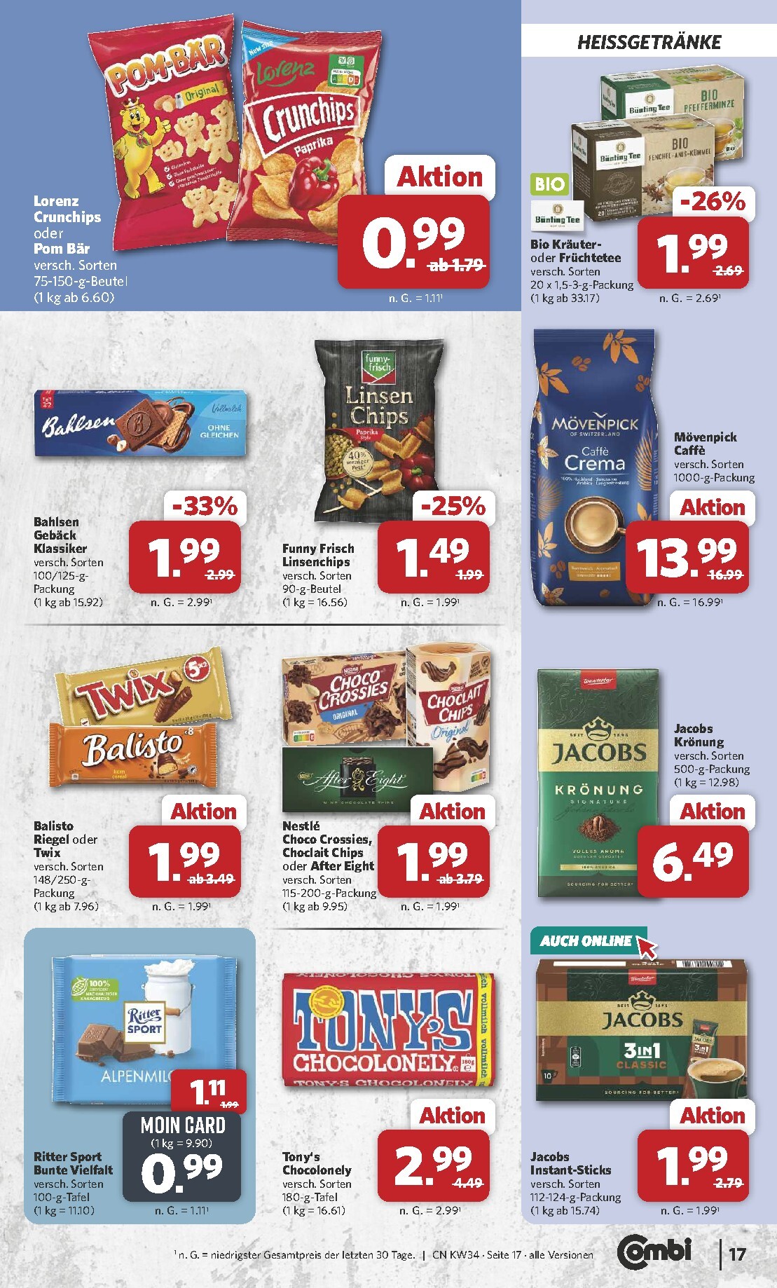 combi - Combi Prospekt nächste Woche – von Montag 17.08.2026 bis Samstag 22.08.2026 - page: 17
