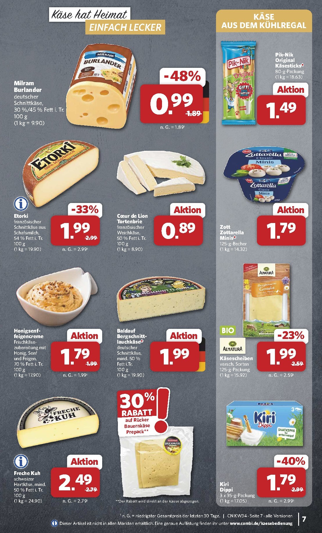 combi - Combi Prospekt nächste Woche – von Montag 17.08.2026 bis Samstag 22.08.2026 - page: 7