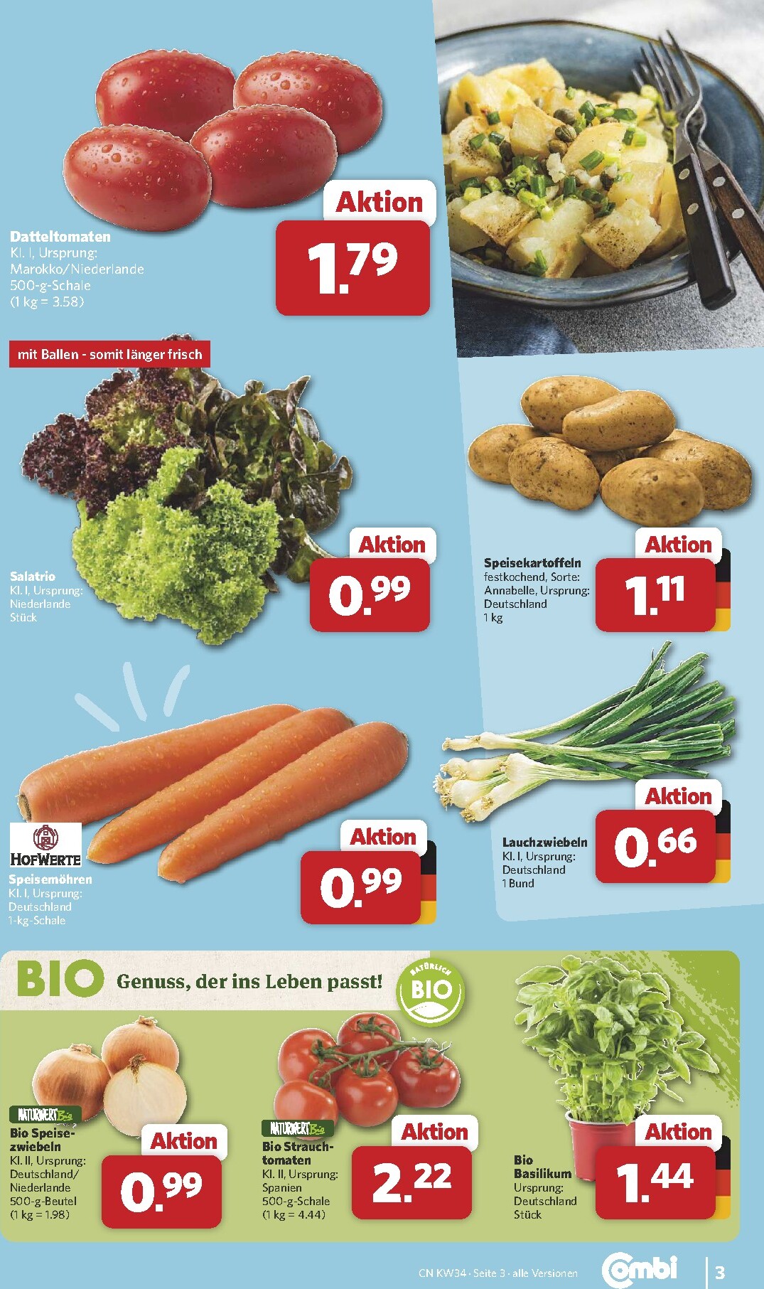 combi - Combi Prospekt nächste Woche – von Montag 17.08.2026 bis Samstag 22.08.2026 - page: 3
