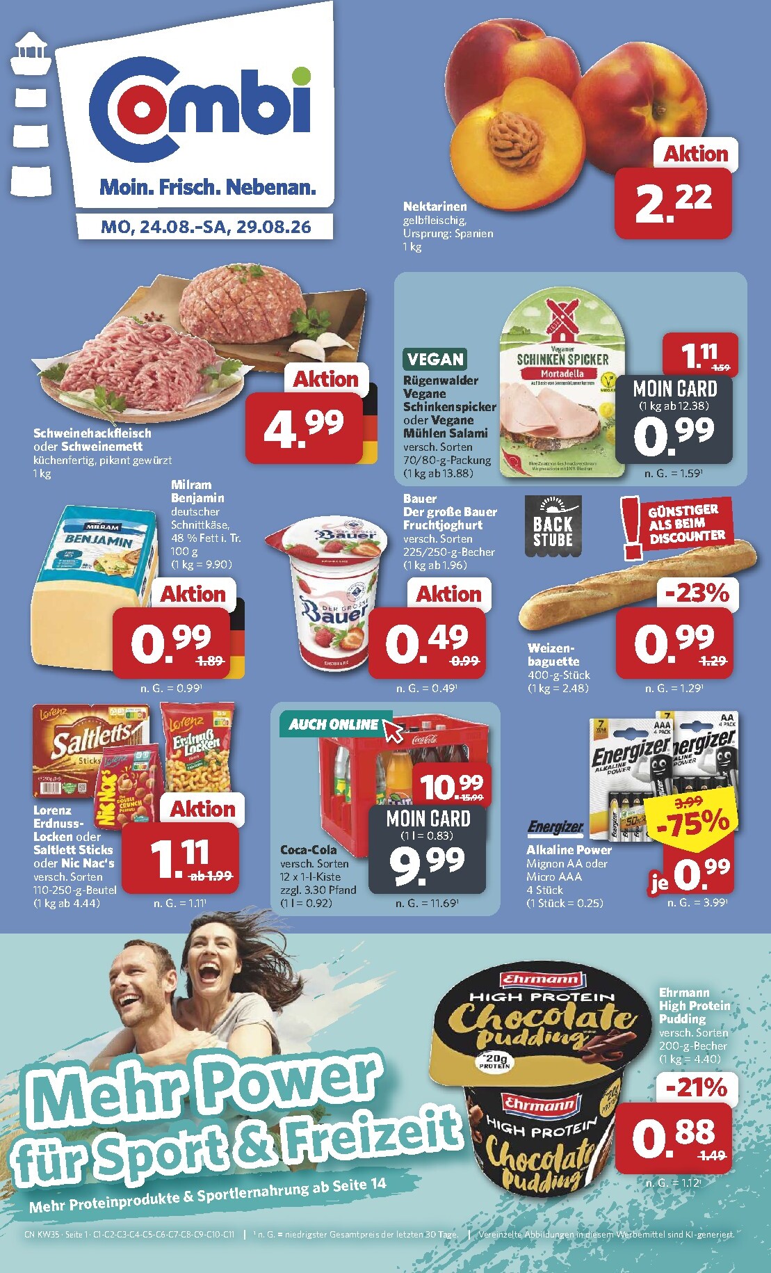 combi - Combi Prospekt nächste Woche – von Montag 24.08.2026 bis Samstag 29.08.2026