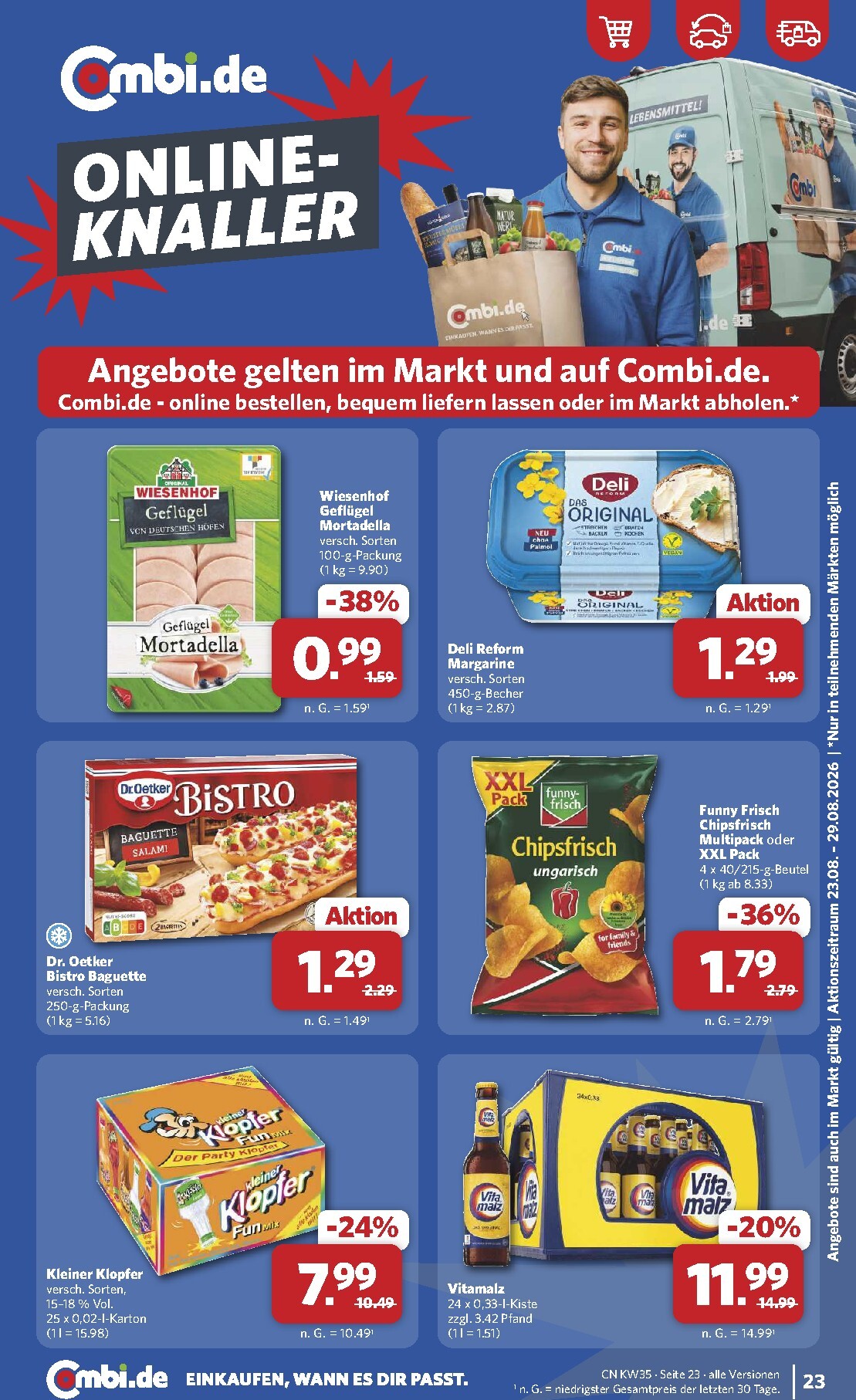 combi - Combi Prospekt nächste Woche – von Montag 24.08.2026 bis Samstag 29.08.2026 - page: 29