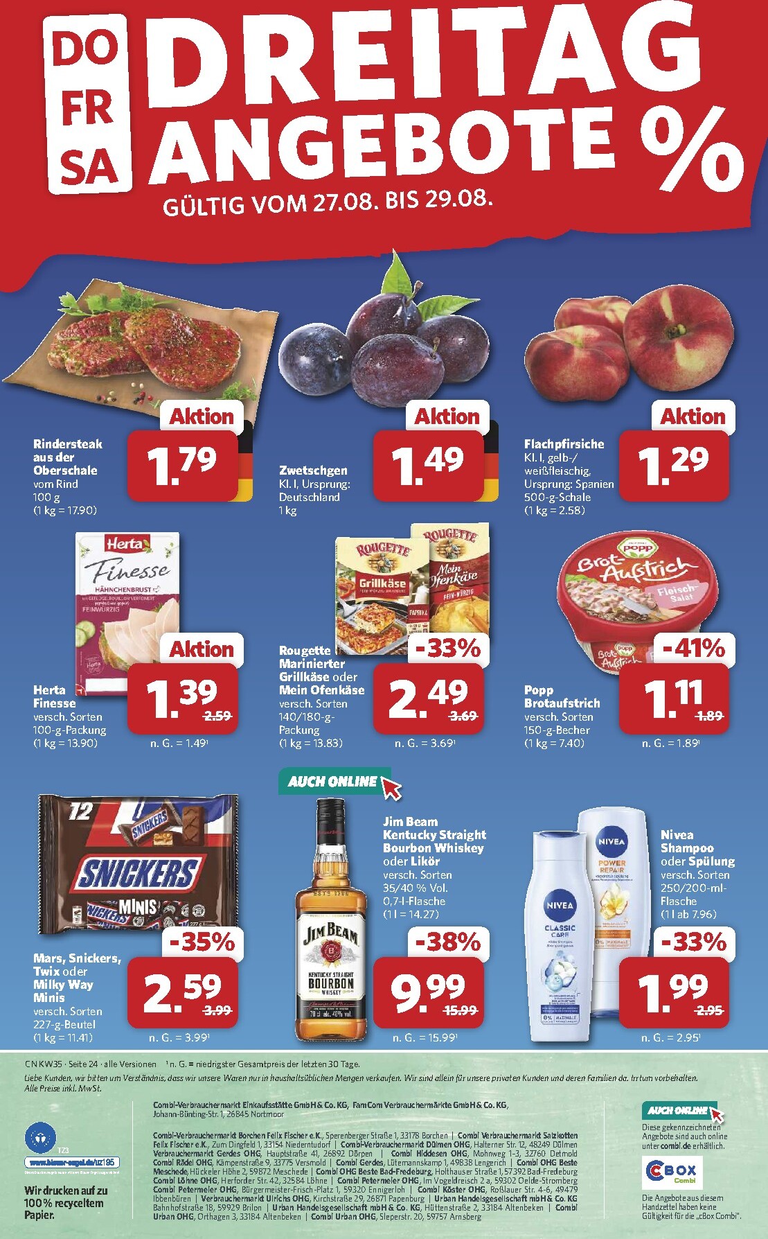 combi - Combi Prospekt nächste Woche – von Montag 24.08.2026 bis Samstag 29.08.2026 - page: 30