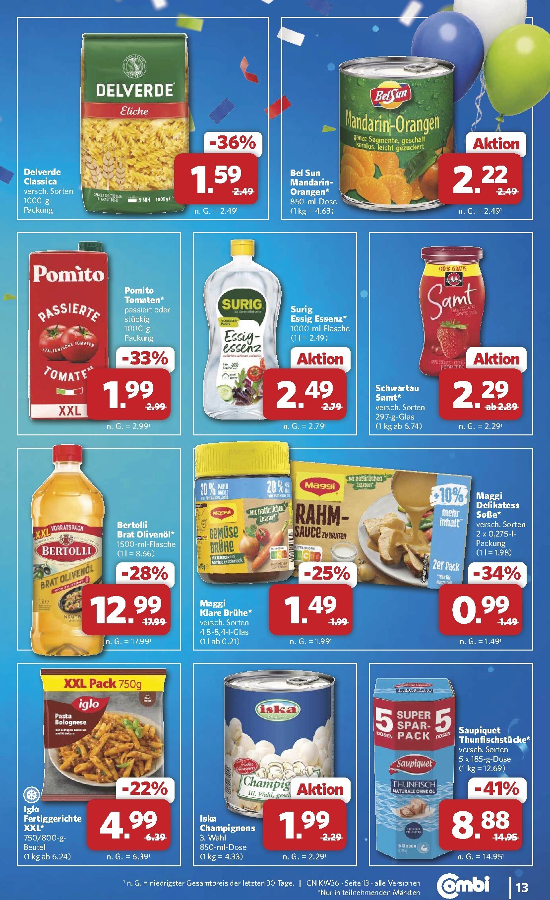 combi - Combi Prospekt nächste Woche – von Montag 31.08.2026 bis Samstag 05.09.2026 - page: 13
