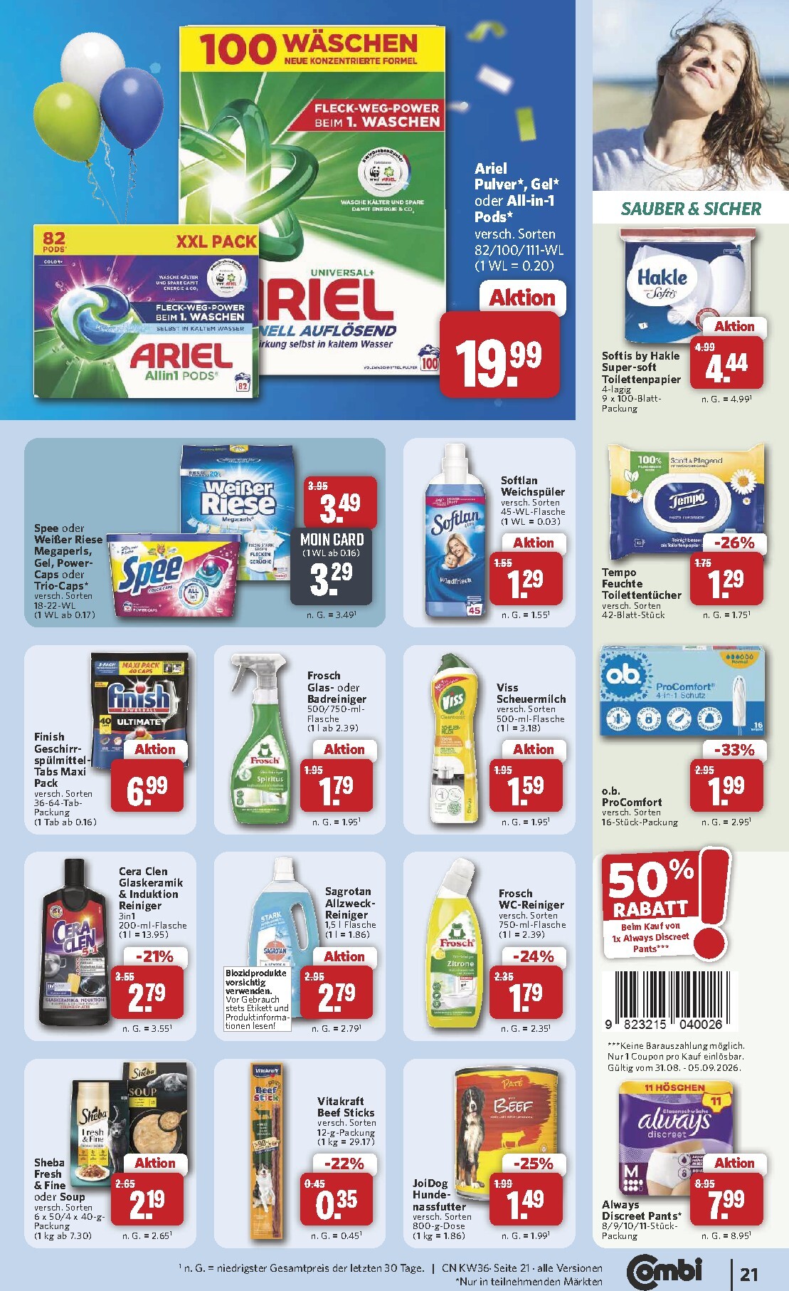 combi - Combi Prospekt nächste Woche – von Montag 31.08.2026 bis Samstag 05.09.2026 - page: 23