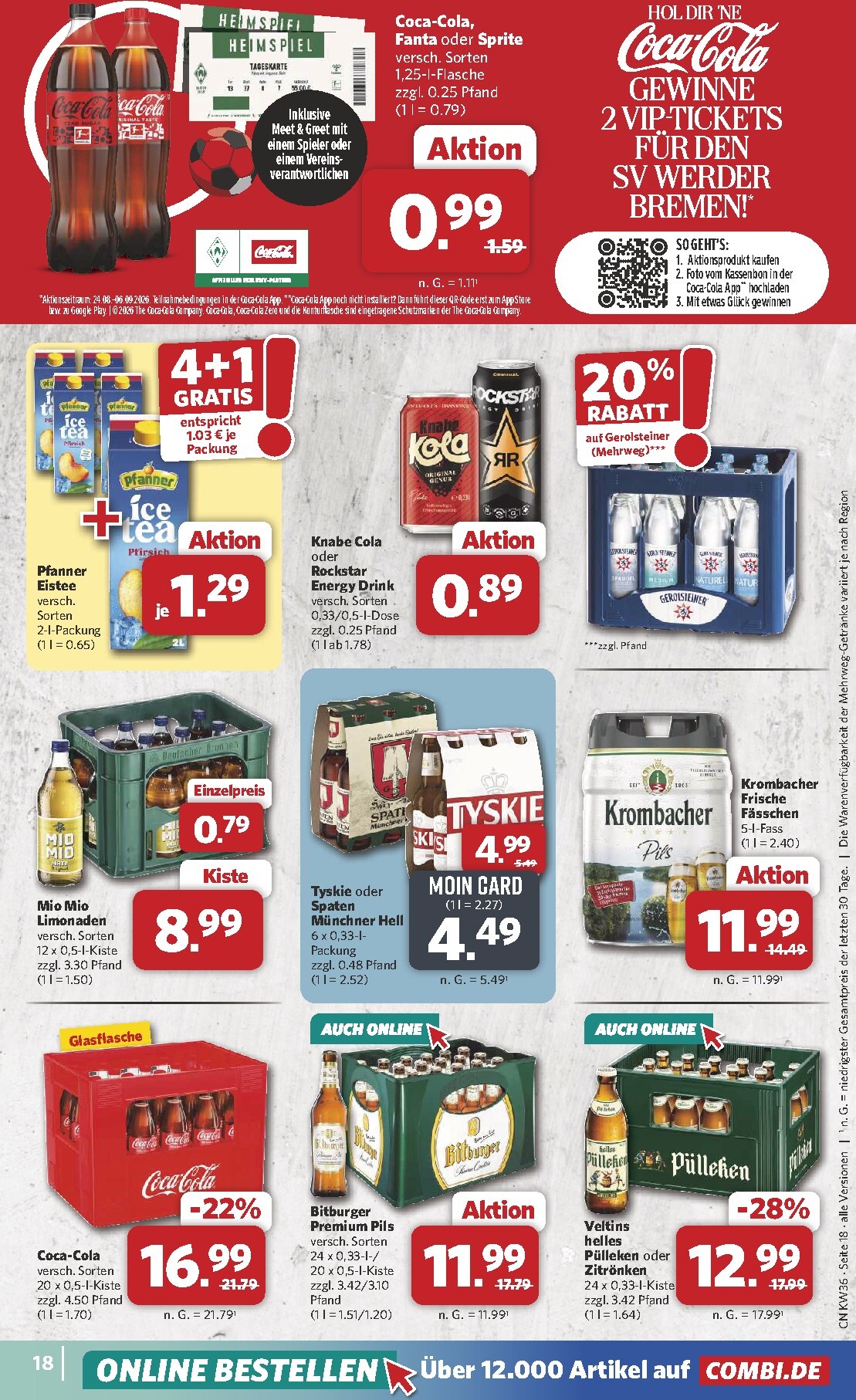 combi - Combi Prospekt nächste Woche – von Montag 31.08.2026 bis Samstag 05.09.2026 - page: 18