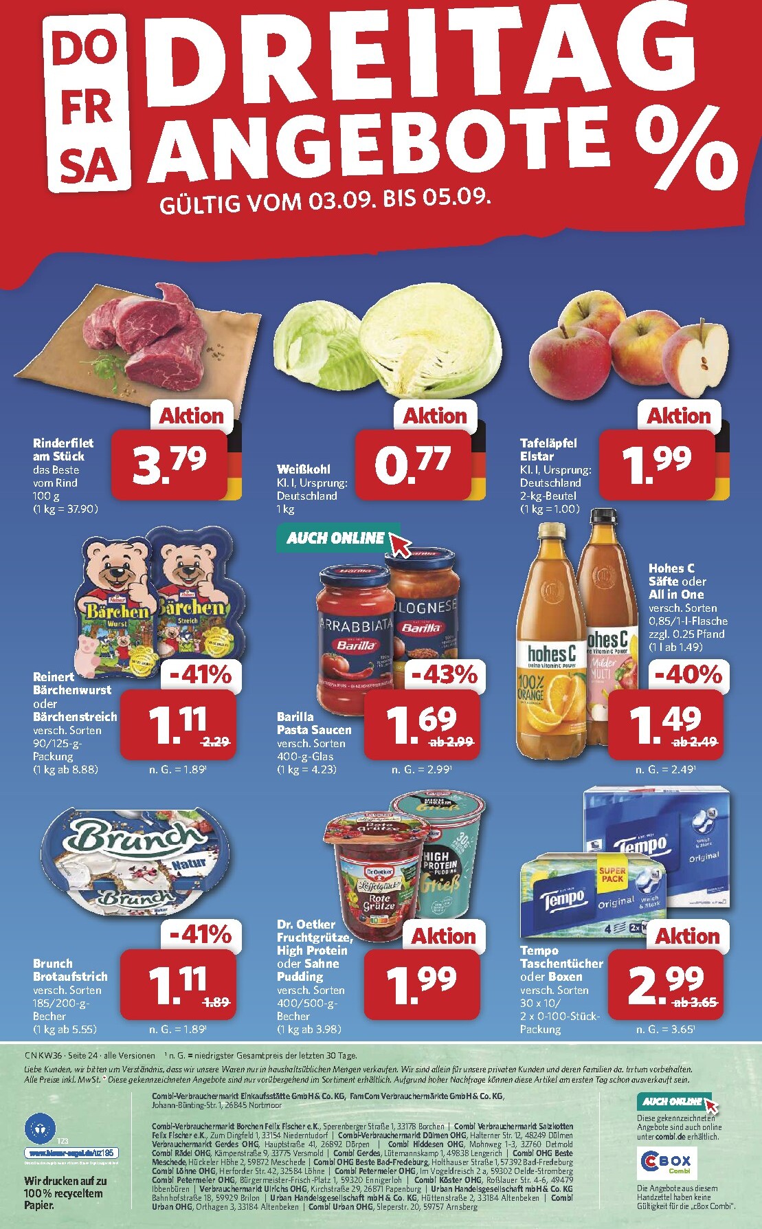 combi - Combi Prospekt nächste Woche – von Montag 31.08.2026 bis Samstag 05.09.2026 - page: 26