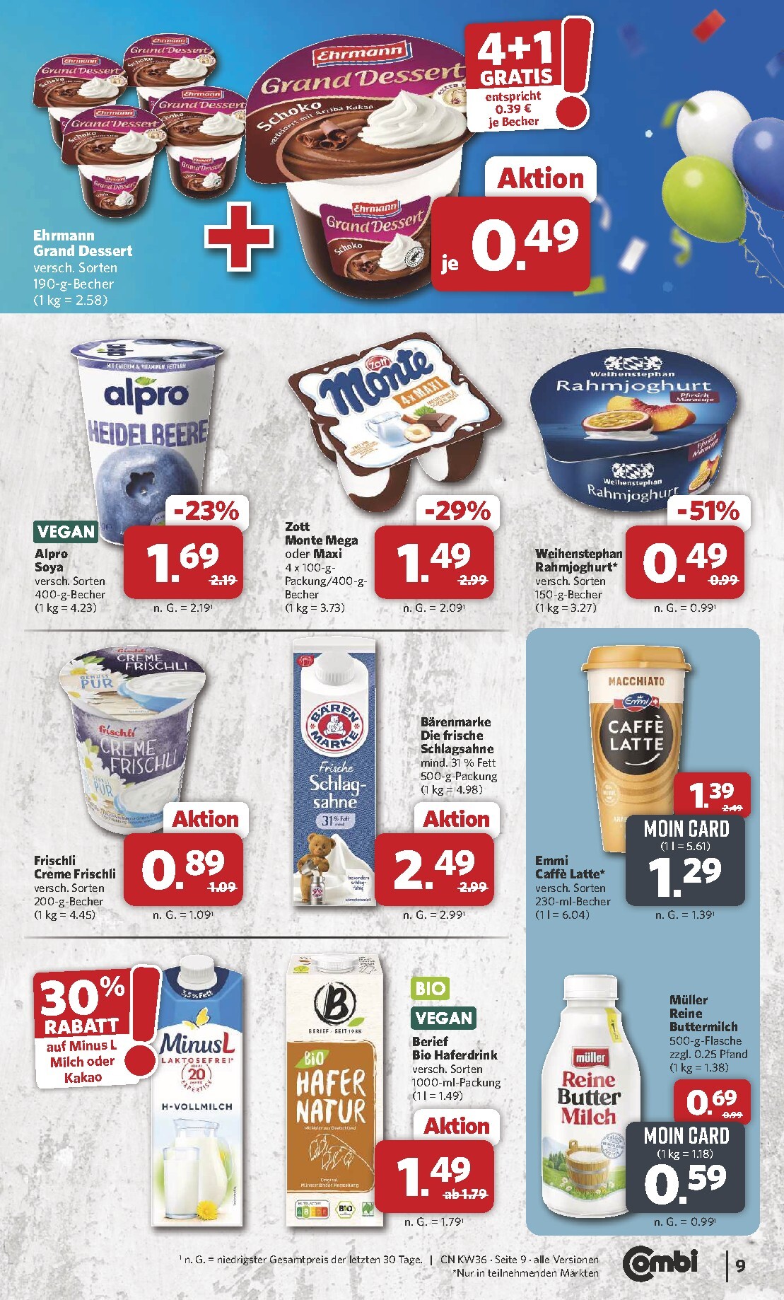 combi - Combi Prospekt nächste Woche – von Montag 31.08.2026 bis Samstag 05.09.2026 - page: 9
