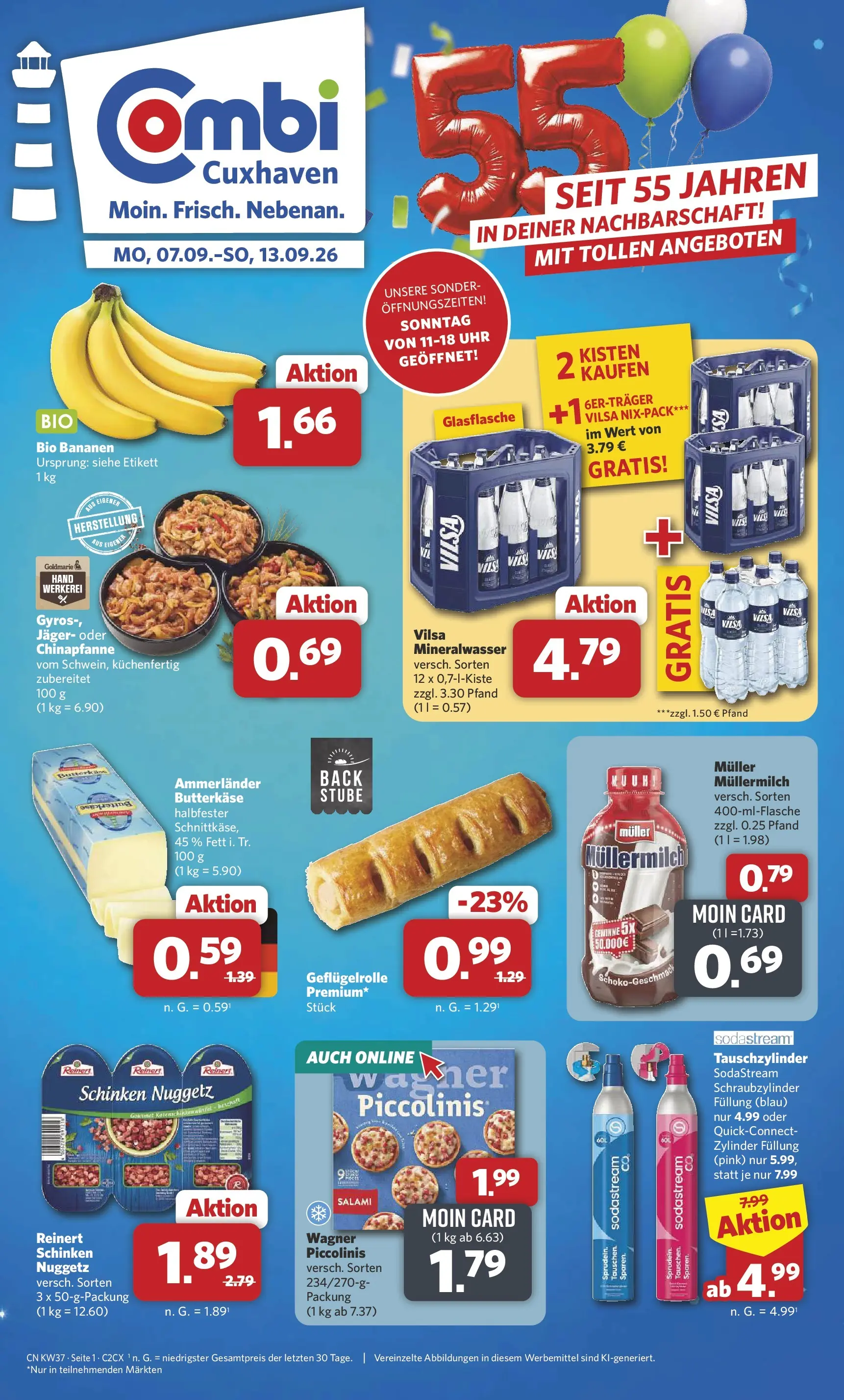 combi - Combi - Cuxhaven Prospekt – von Montag 07.09.2026 bis Sonntag 13.09.2026
