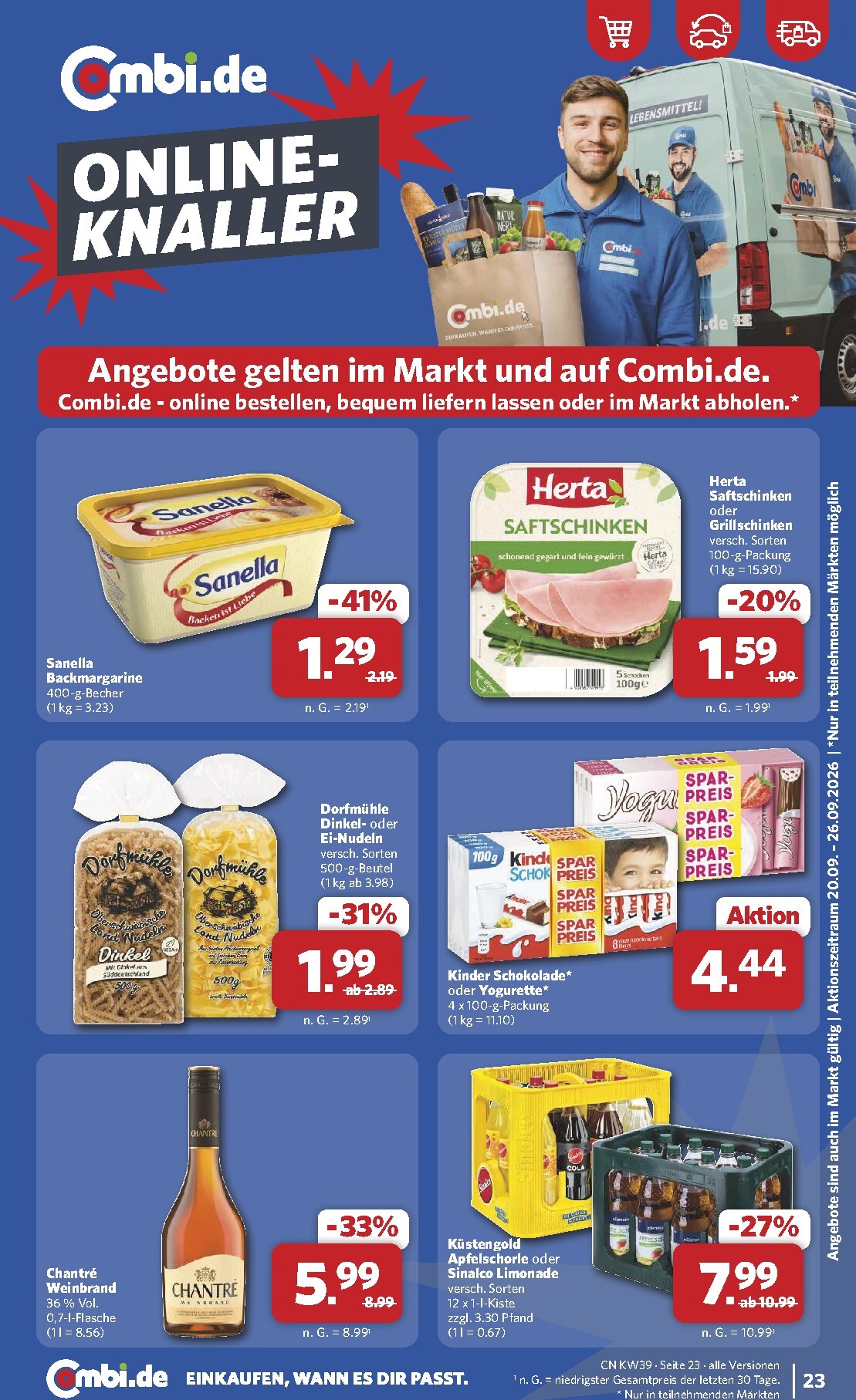 combi - Combi Prospekt nächste Woche – von Montag 21.09.2026 bis Samstag 26.09.2026 - page: 25
