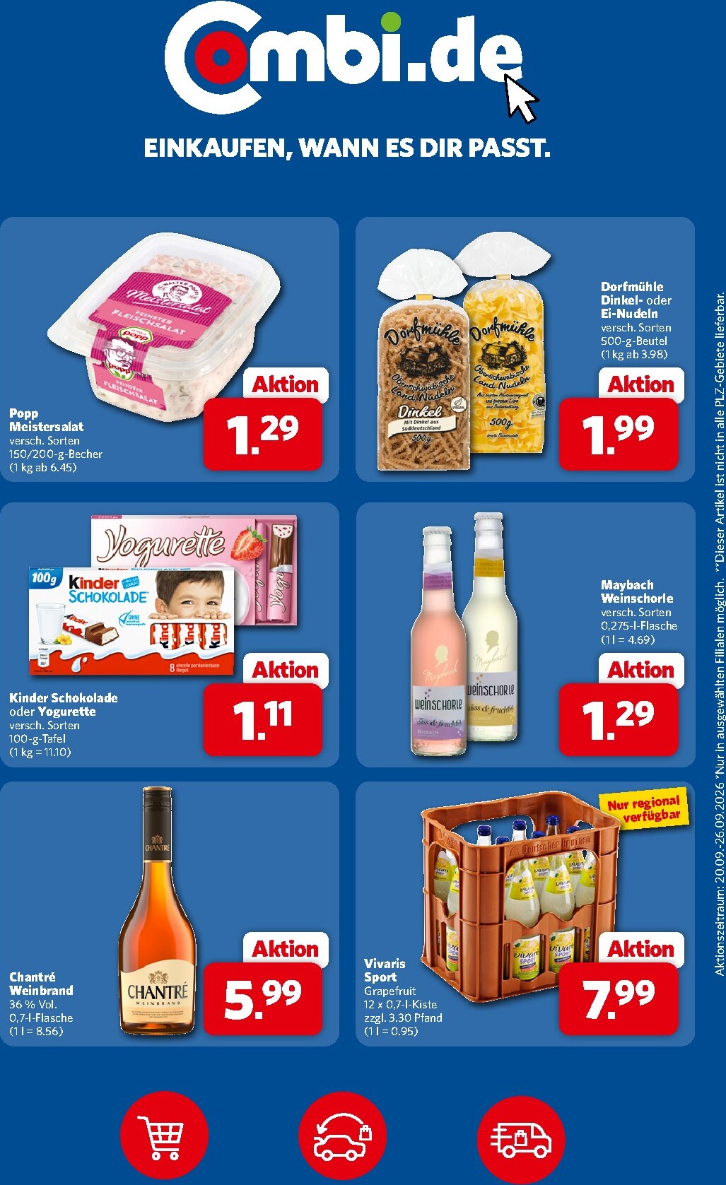 combi - Combi Prospekt nächste Woche – von Montag 21.09.2026 bis Samstag 26.09.2026 - page: 31