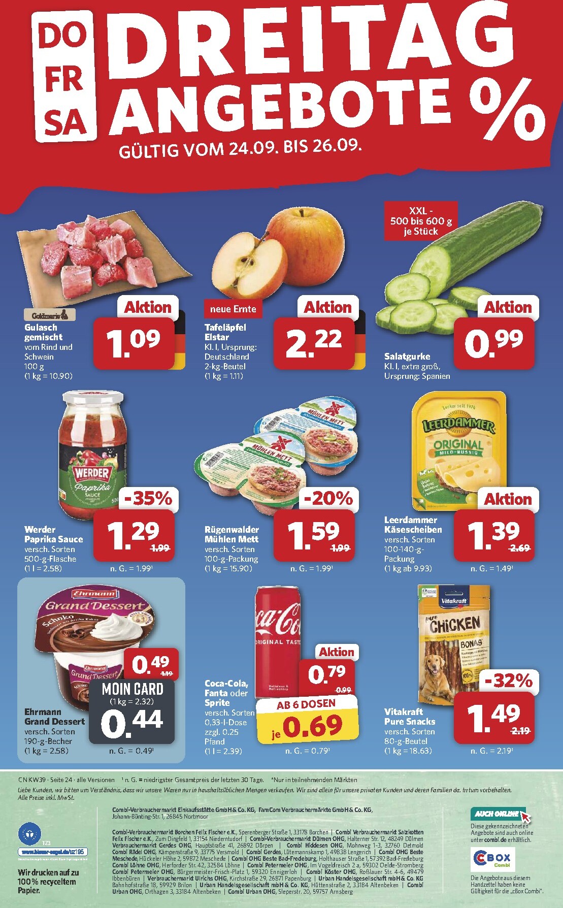 combi - Combi Prospekt nächste Woche – von Montag 21.09.2026 bis Samstag 26.09.2026 - page: 26