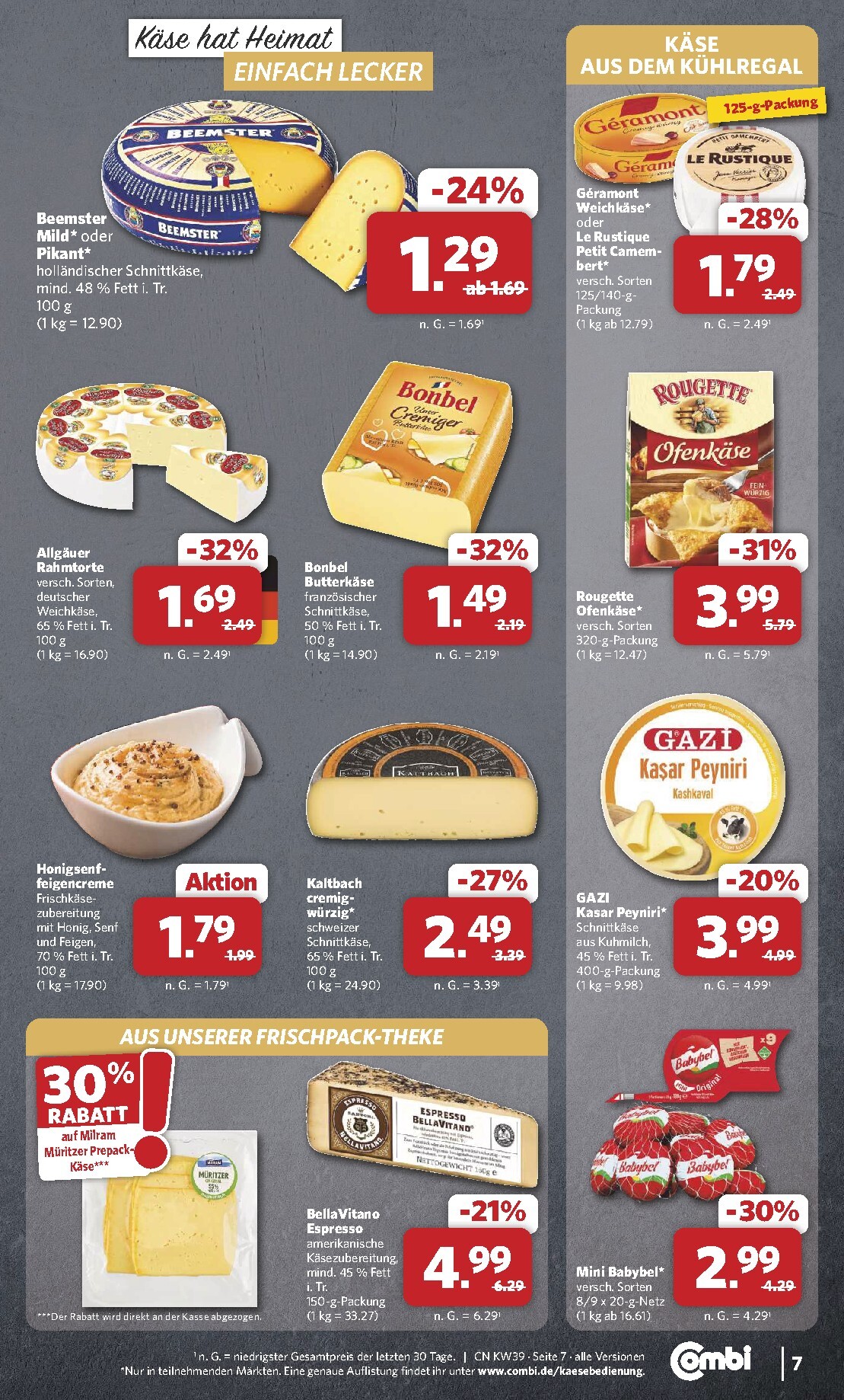 combi - Combi Prospekt nächste Woche – von Montag 21.09.2026 bis Samstag 26.09.2026 - page: 7