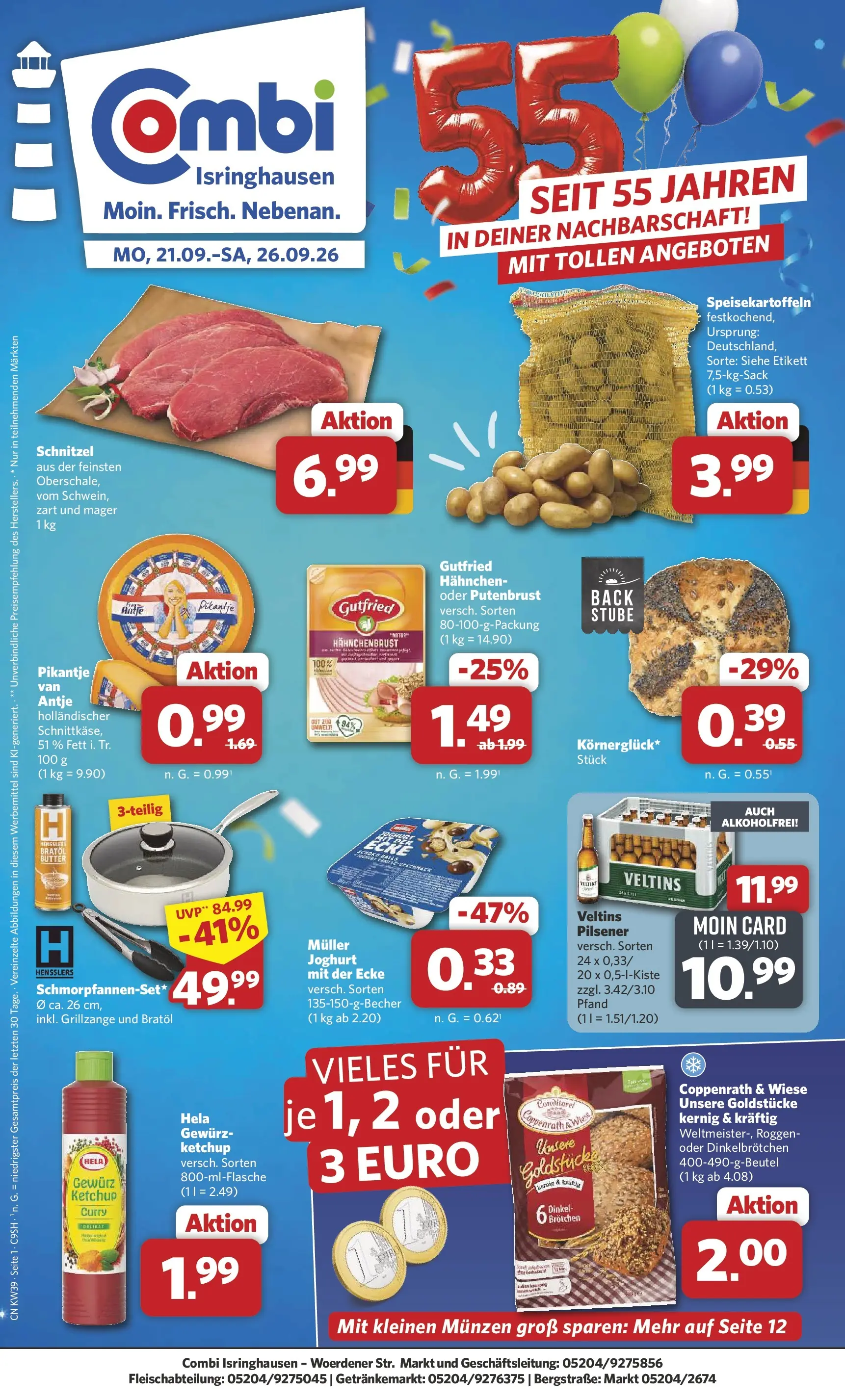 combi - Combi - Isringhausen Prospekt – von Montag 21.09.2026 bis Samstag 26.09.2026